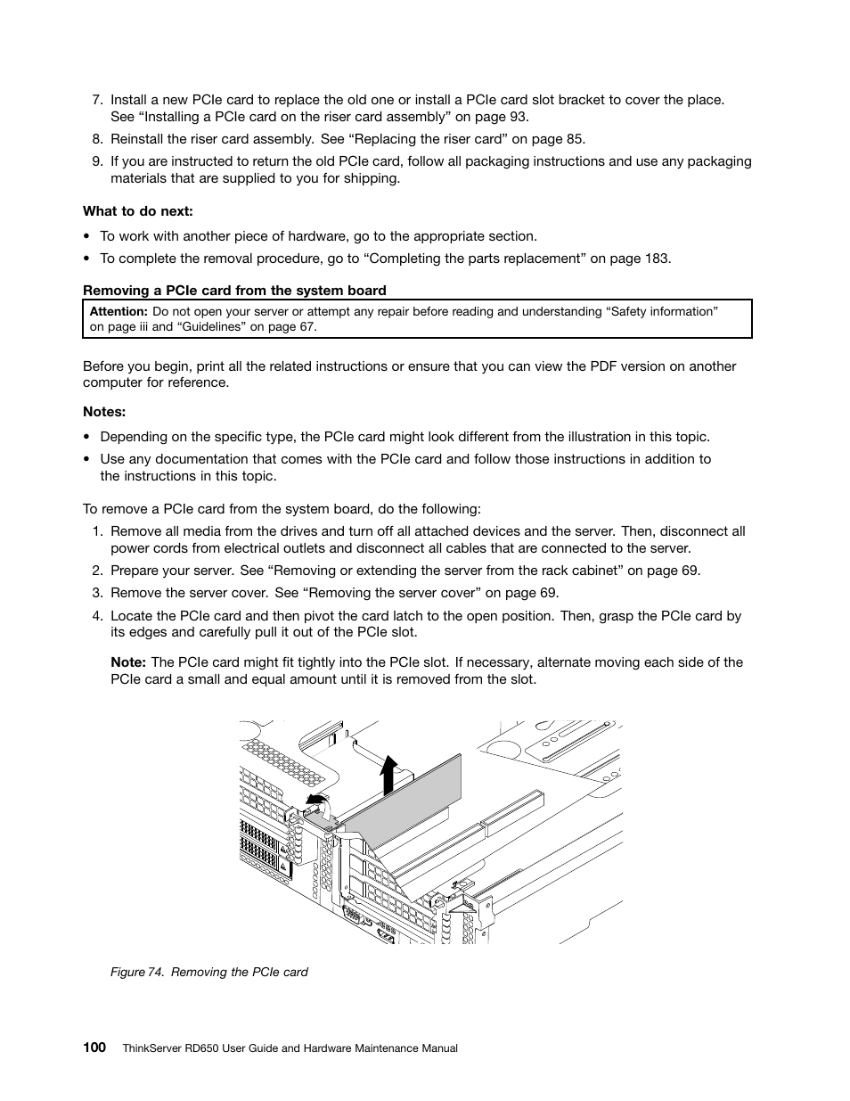 Lenovo ThinkServer RD650 User Manual | Page 114 / 226