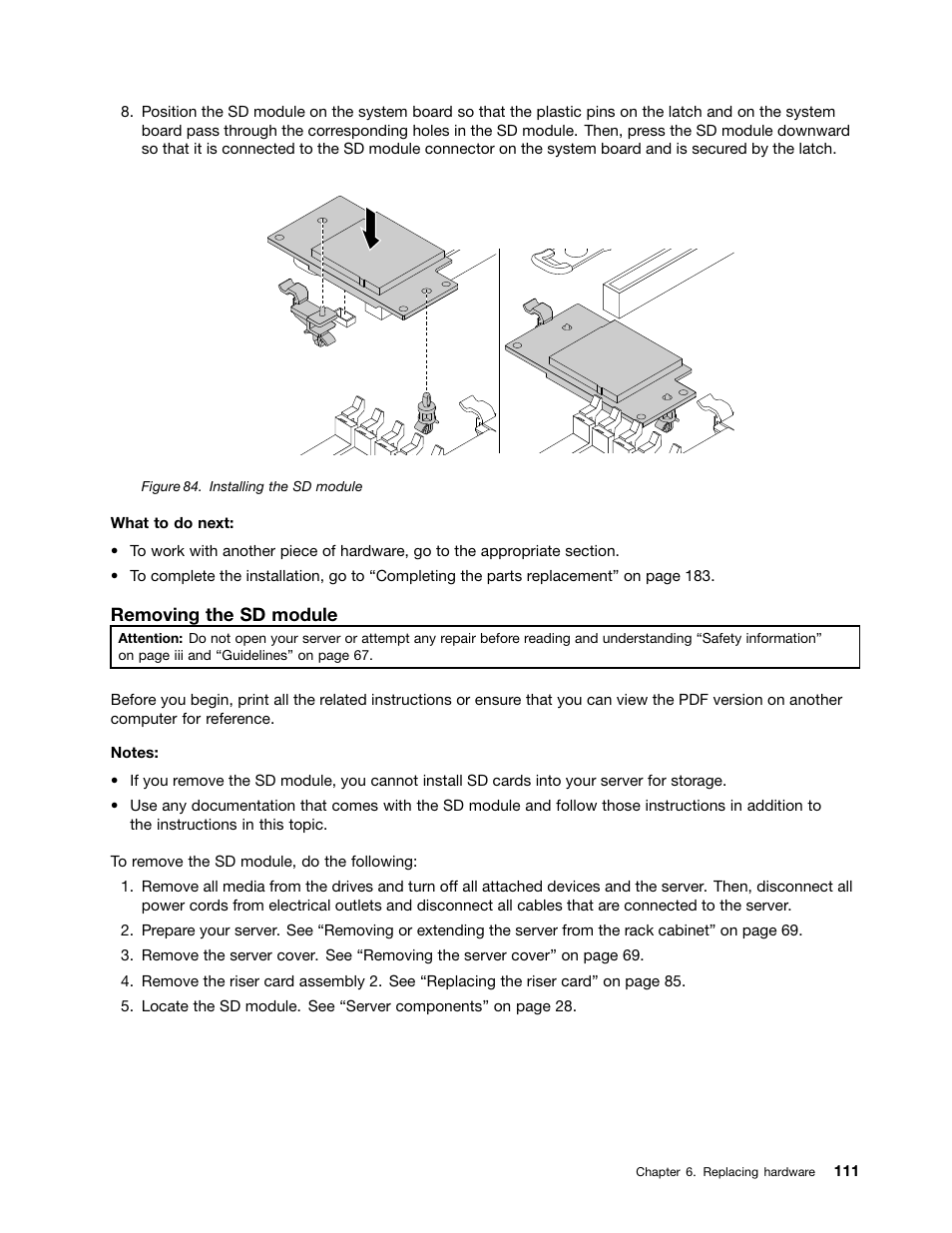 Lenovo ThinkServer RD650 User Manual | Page 125 / 226