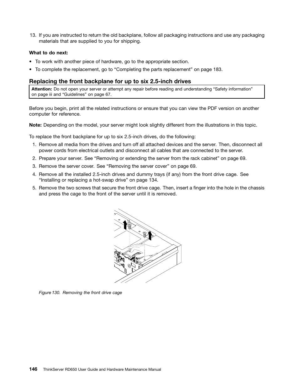 Lenovo ThinkServer RD650 User Manual | Page 160 / 226