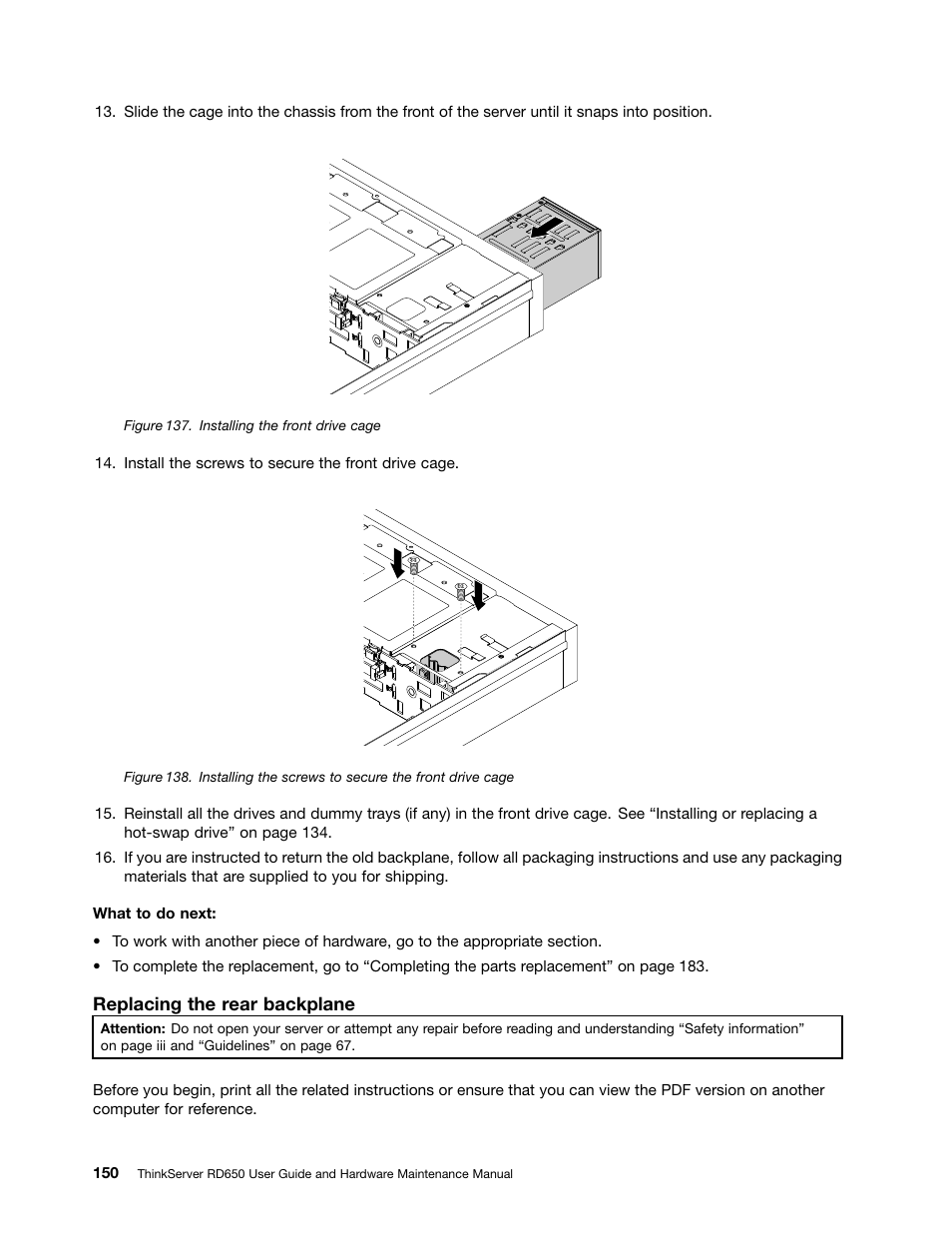 Lenovo ThinkServer RD650 User Manual | Page 164 / 226