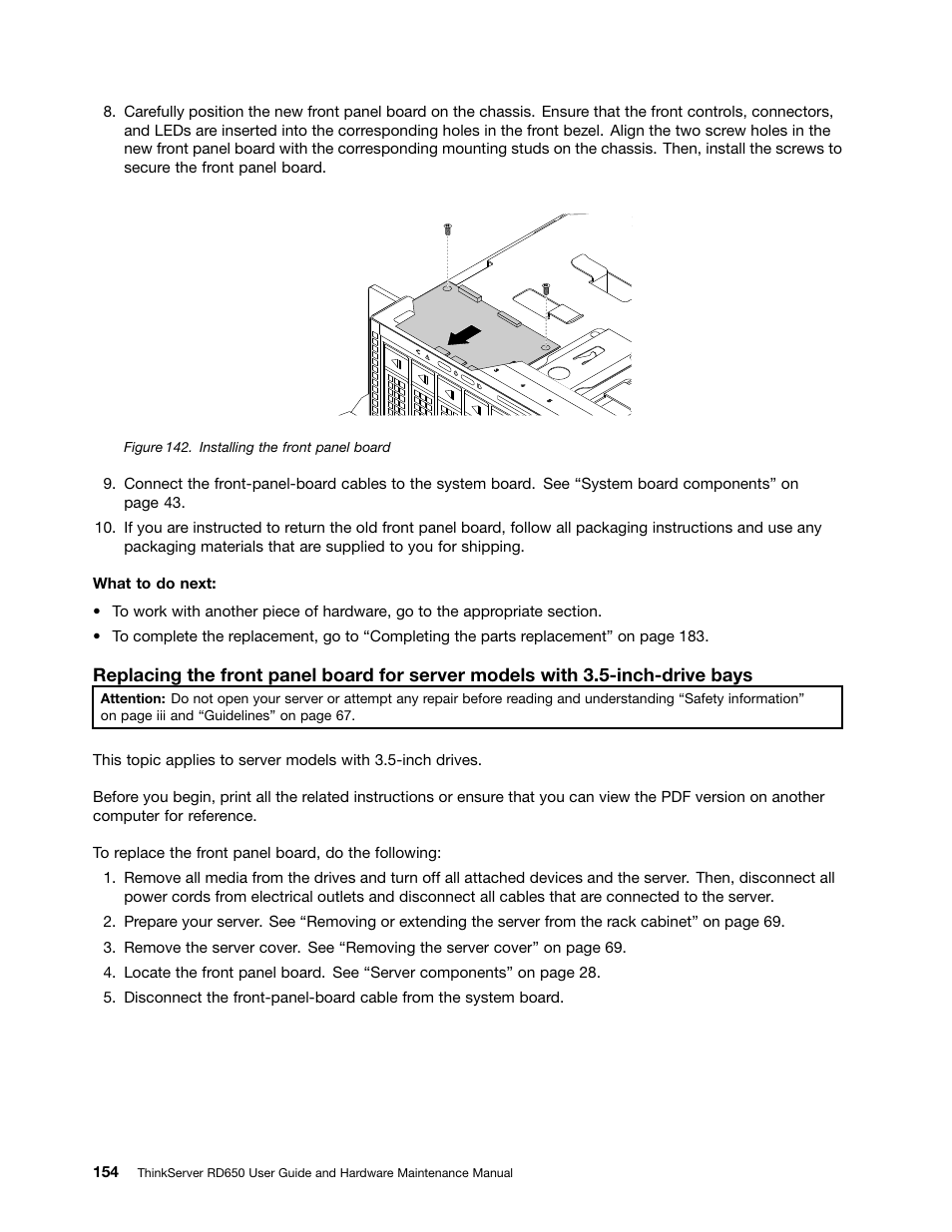 Lenovo ThinkServer RD650 User Manual | Page 168 / 226