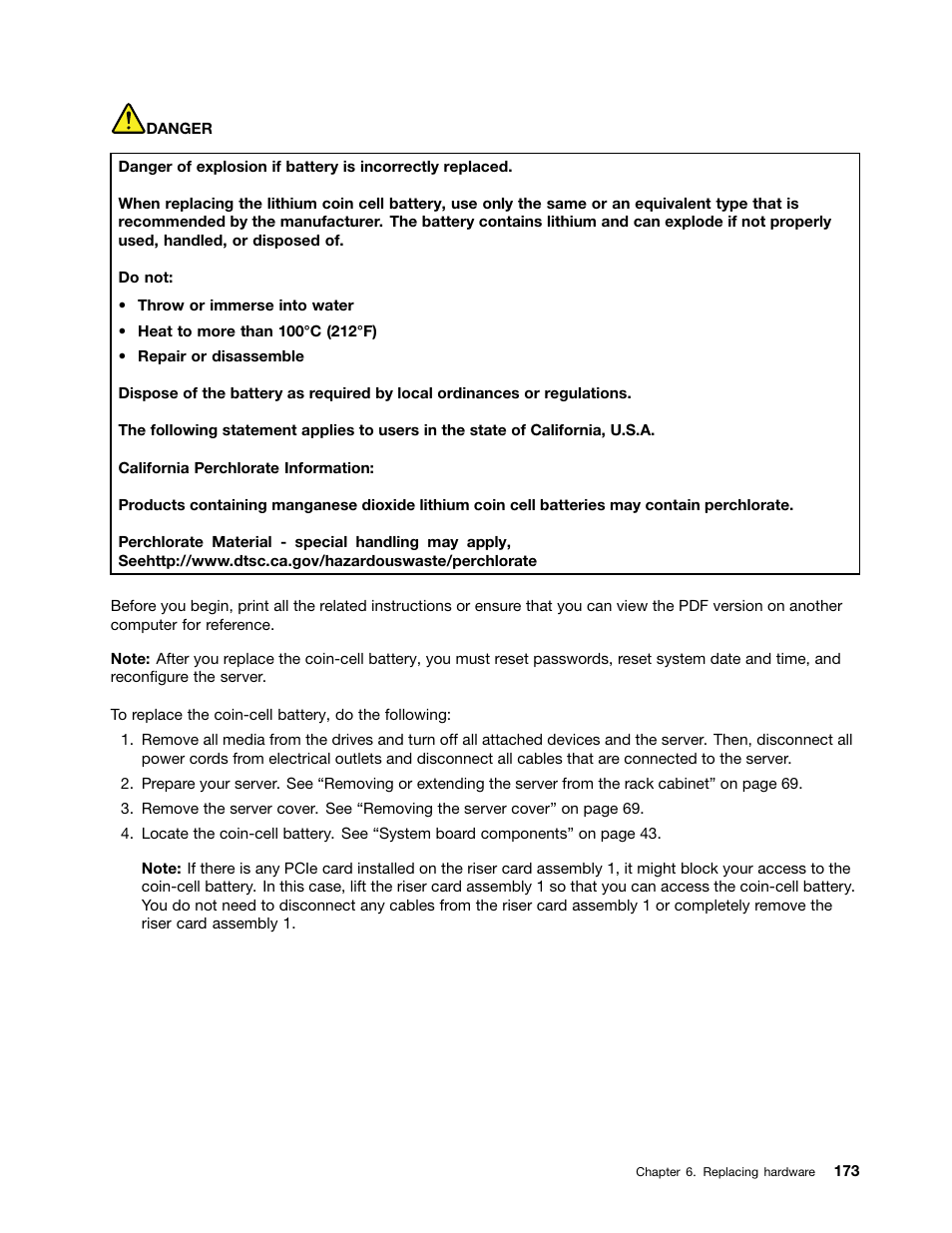 Lenovo ThinkServer RD650 User Manual | Page 187 / 226