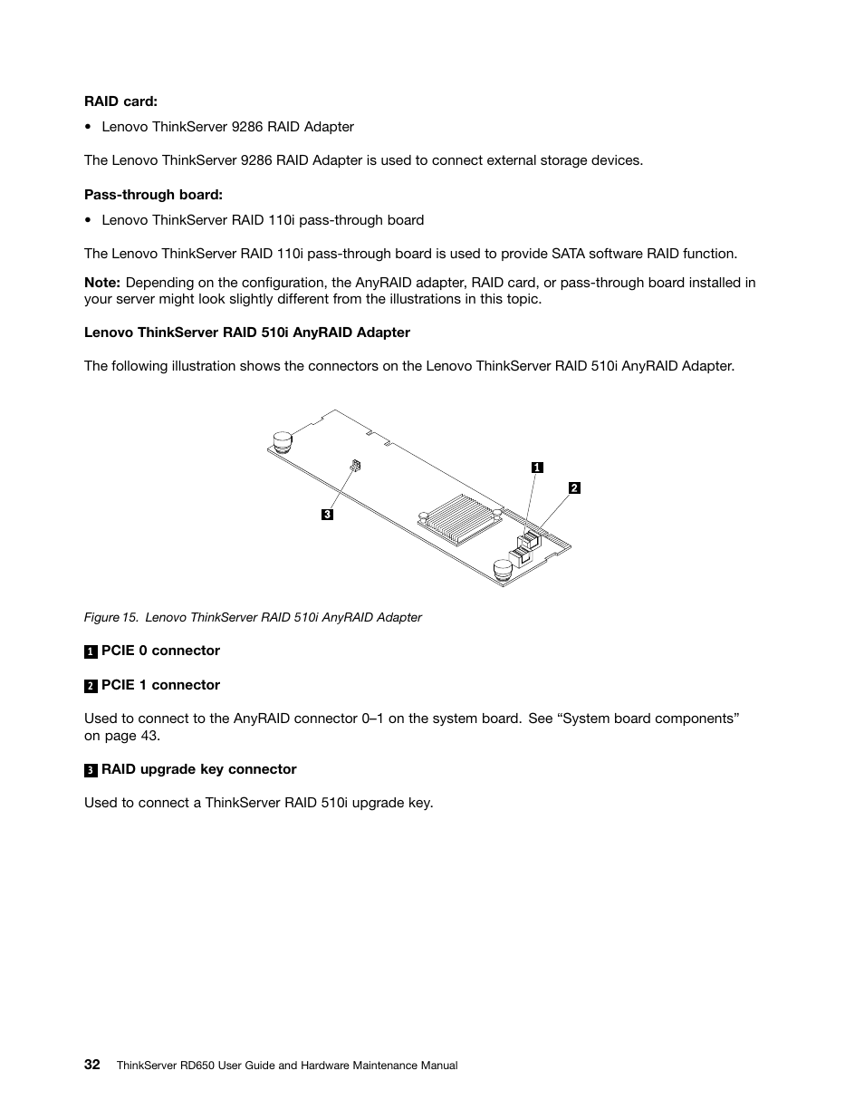 Lenovo ThinkServer RD650 User Manual | Page 46 / 226