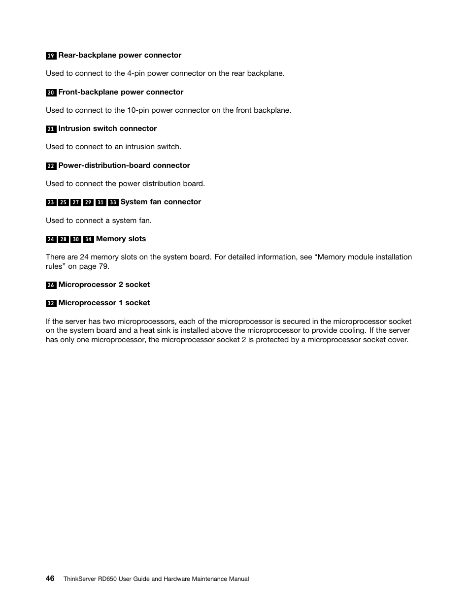 Lenovo ThinkServer RD650 User Manual | Page 60 / 226