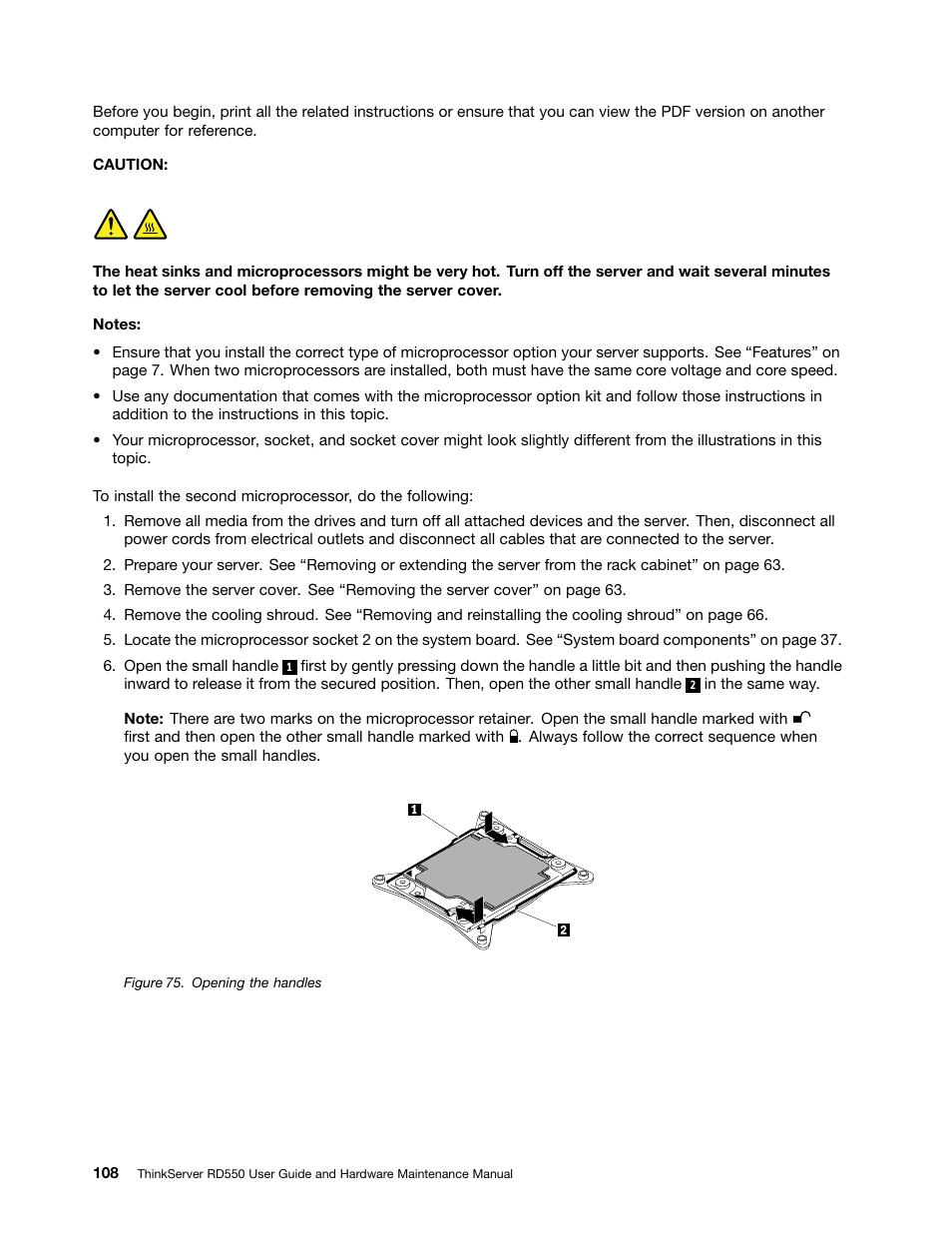 Lenovo ThinkServer RD550 User Manual | Page 122 / 184