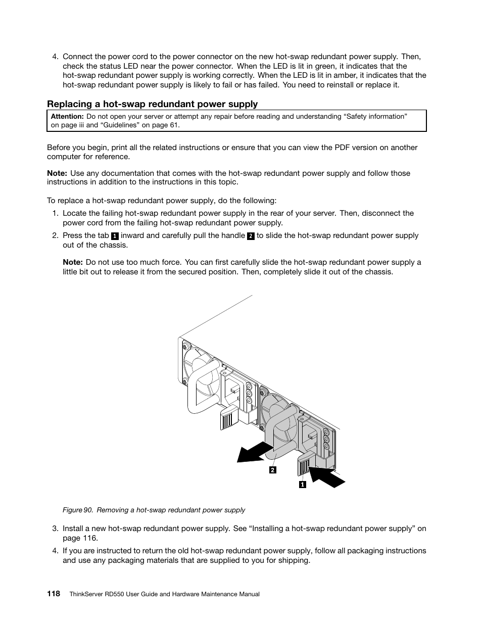 Lenovo ThinkServer RD550 User Manual | Page 132 / 184
