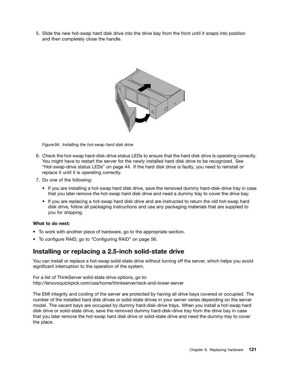 Lenovo ThinkServer RD550 User Manual | Page 135 / 184