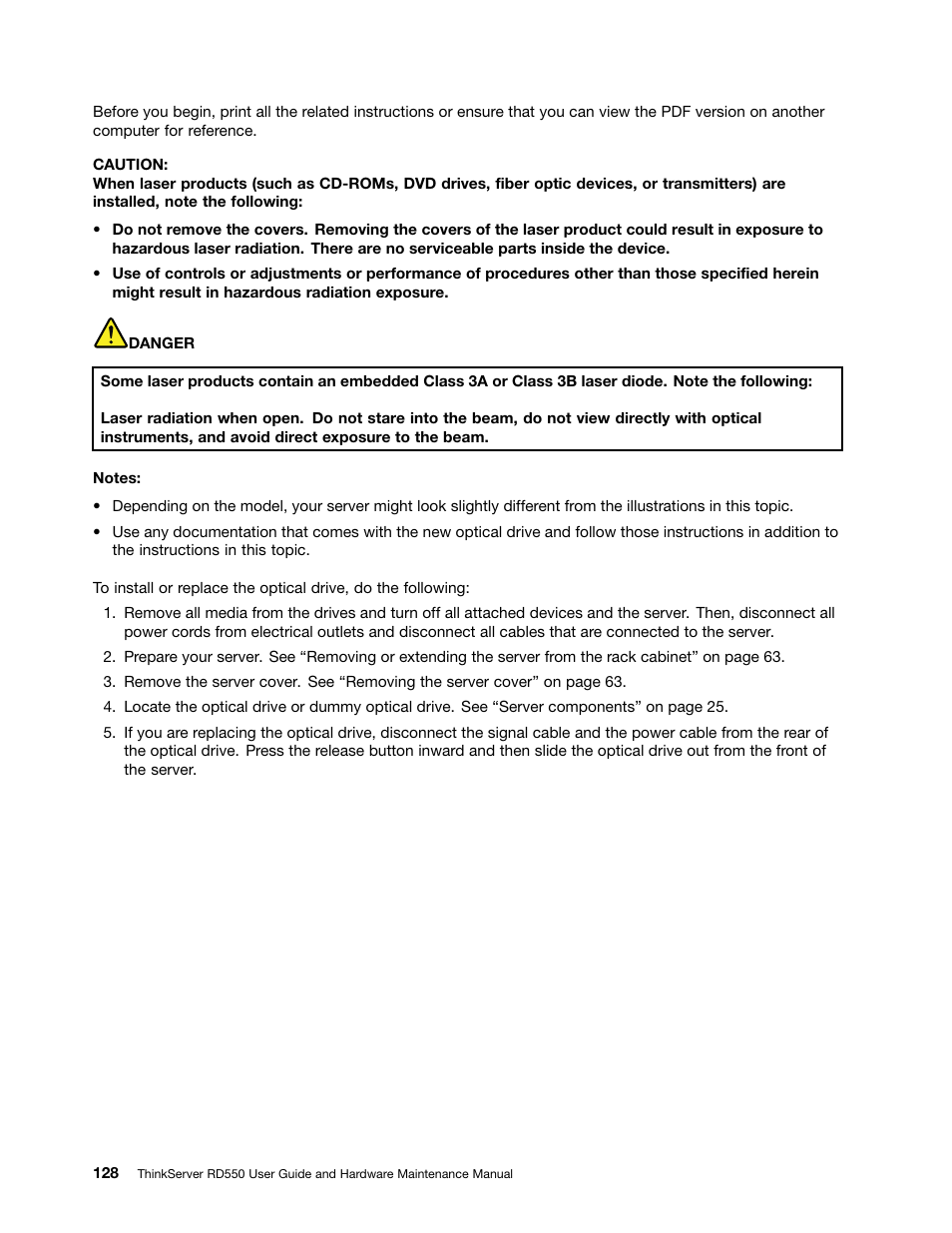 Lenovo ThinkServer RD550 User Manual | Page 142 / 184