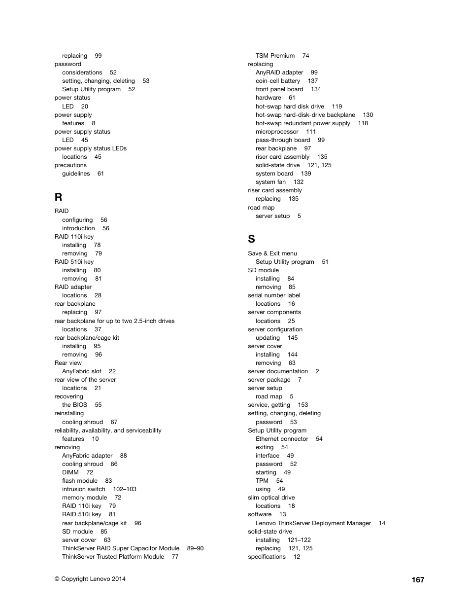 Lenovo ThinkServer RD550 User Manual | Page 181 / 184