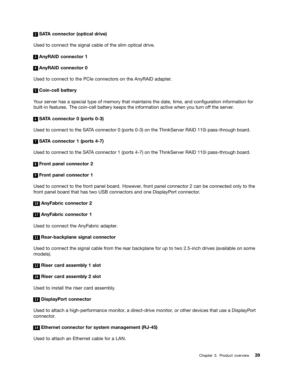 Lenovo ThinkServer RD550 User Manual | Page 53 / 184