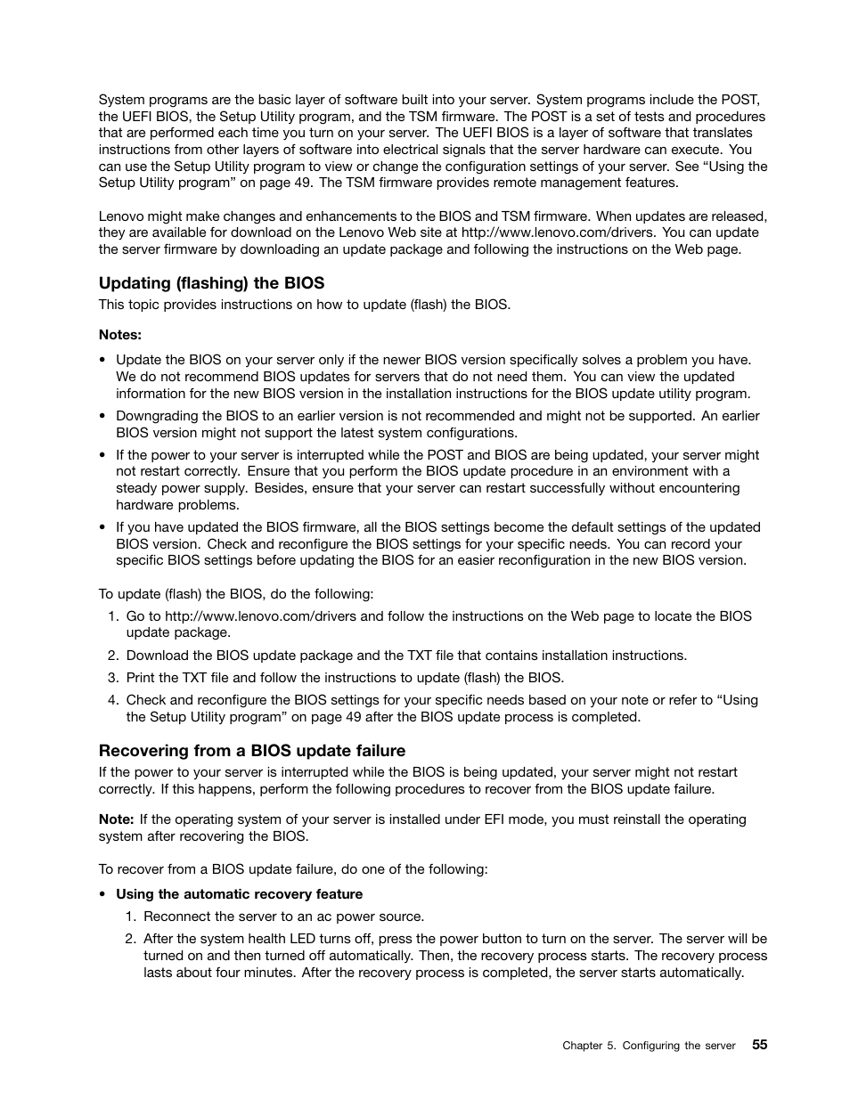 Lenovo ThinkServer RD550 User Manual | Page 69 / 184