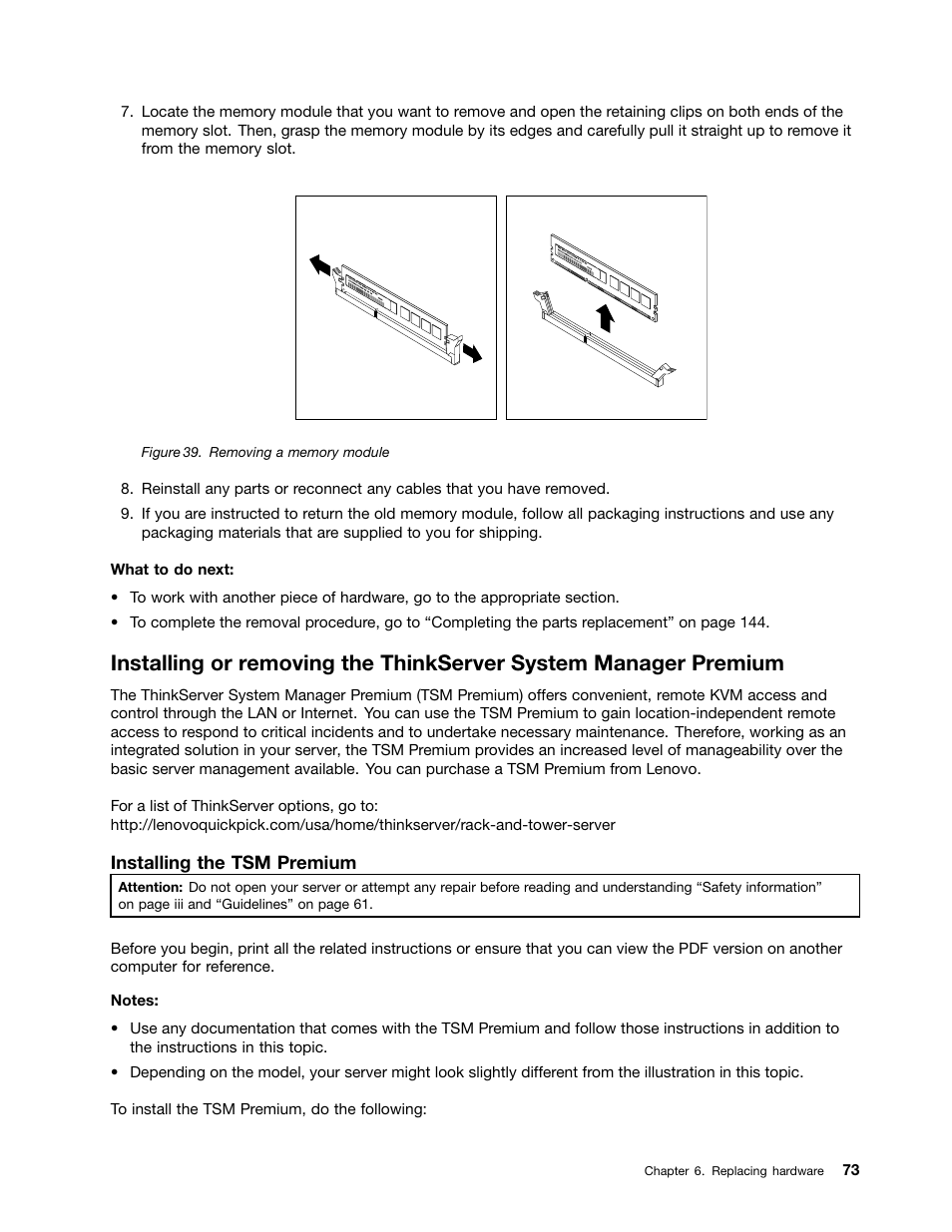 Lenovo ThinkServer RD550 User Manual | Page 87 / 184