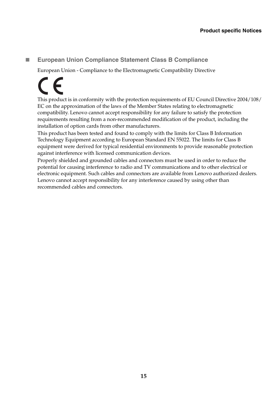Lenovo IdeaPad Y480 User Manual | Page 15 / 18