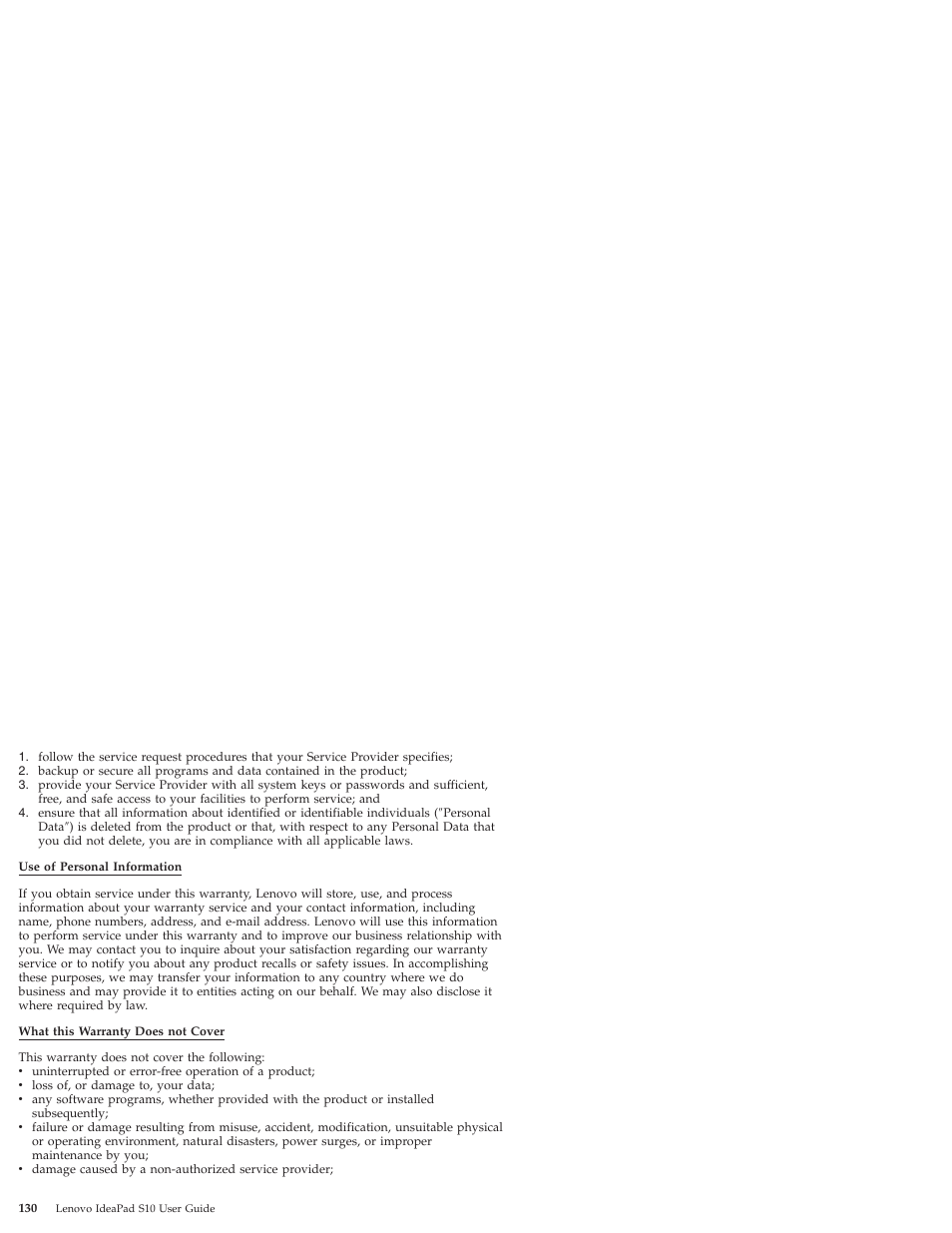 Lenovo IdeaPad S10 User Manual | Page 138 / 180