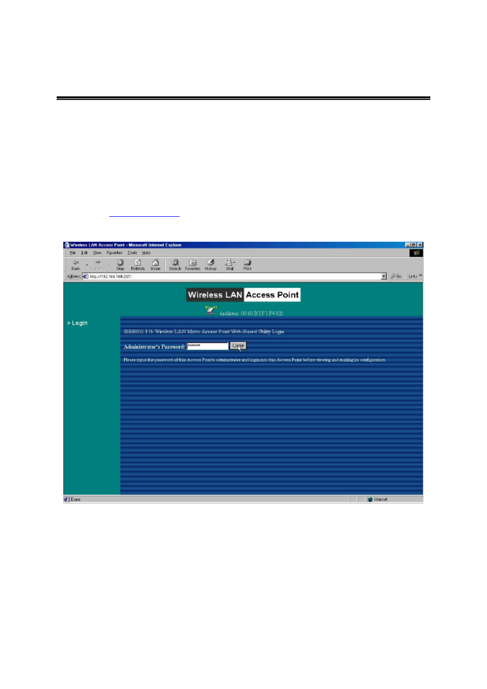 2 using the web management | AmbiCom WL1100B-AR User Manual | Page 21 / 40