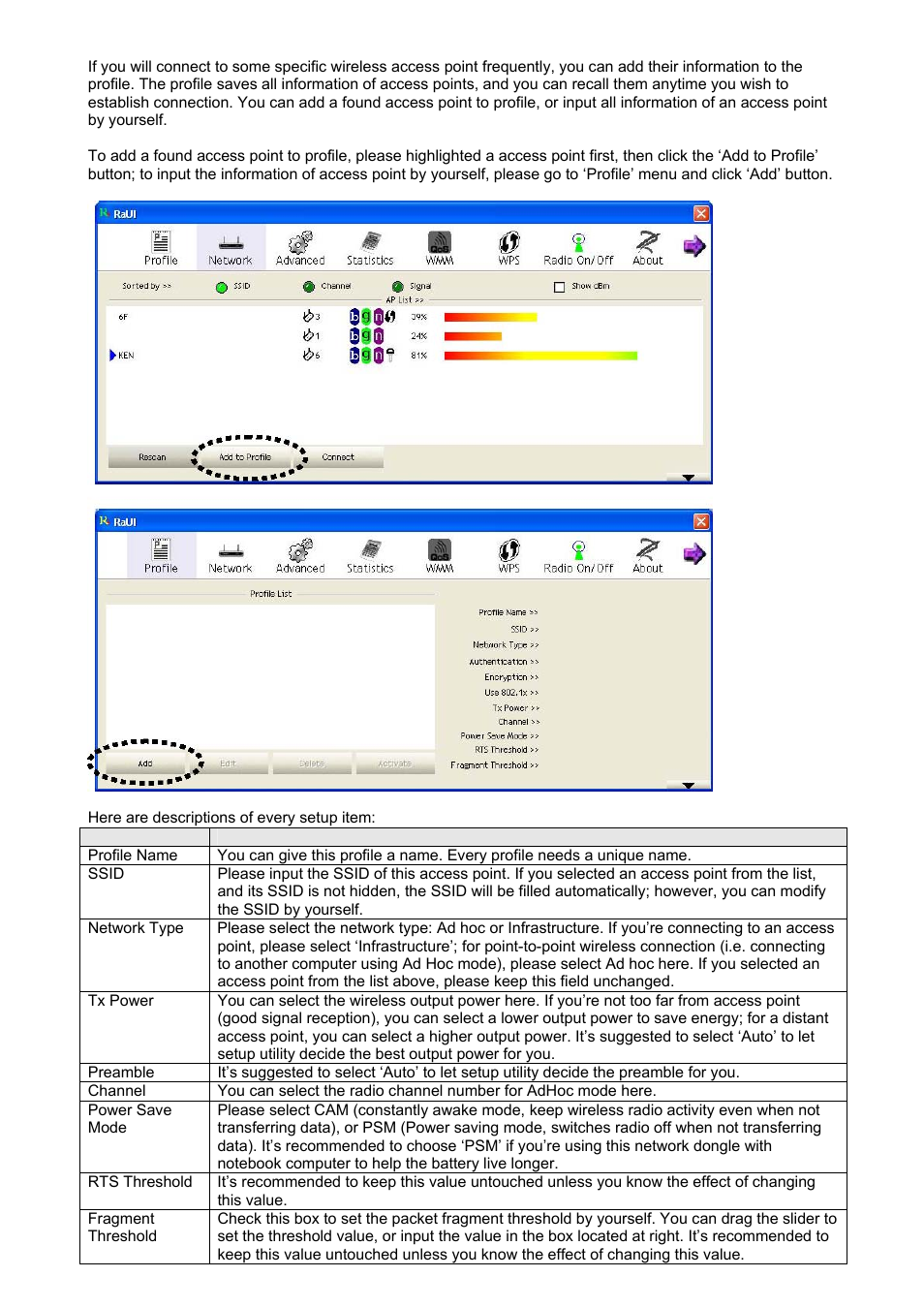 AmbiCom WL250N-USB User Manual | Page 10 / 29