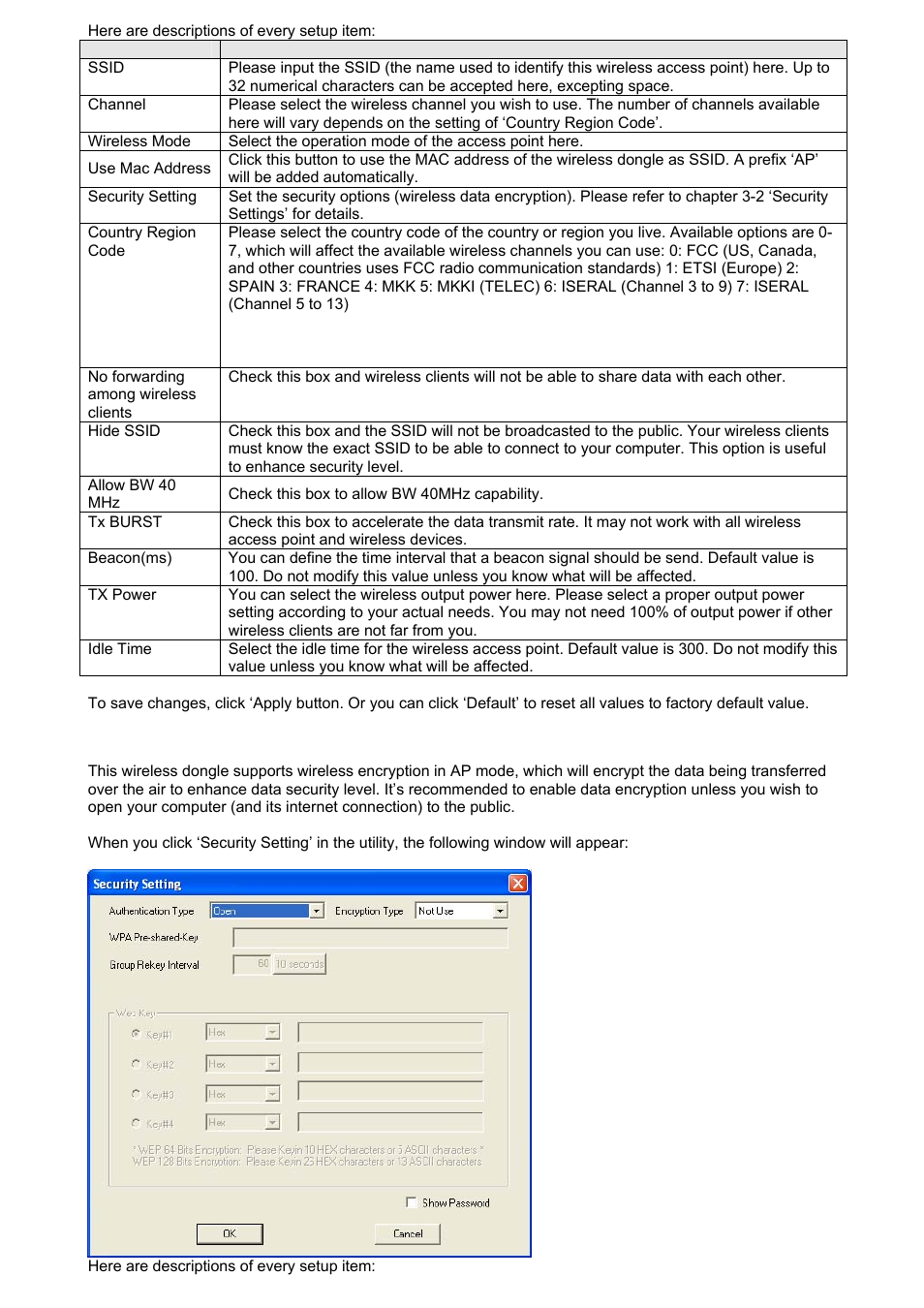 AmbiCom WL250N-USB User Manual | Page 22 / 29