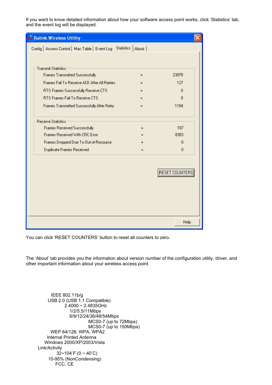 AmbiCom WL250N-USB User Manual | Page 26 / 29