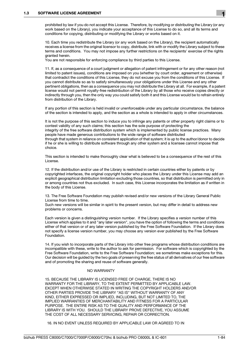 Konica Minolta bizhub PRESS C8000e User Manual | Page 85 / 138