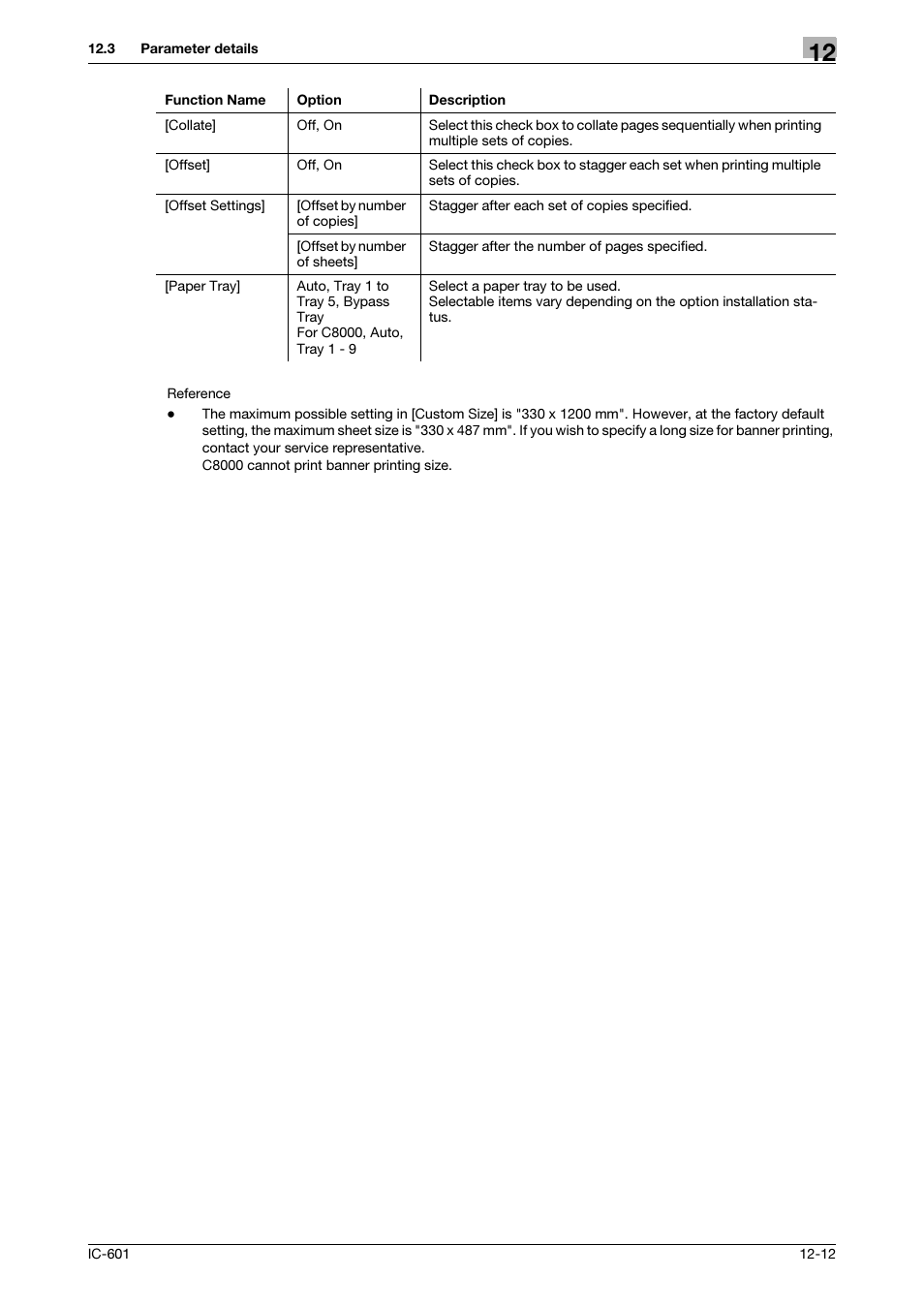 Konica Minolta bizhub PRESS C8000e User Manual | Page 156 / 255
