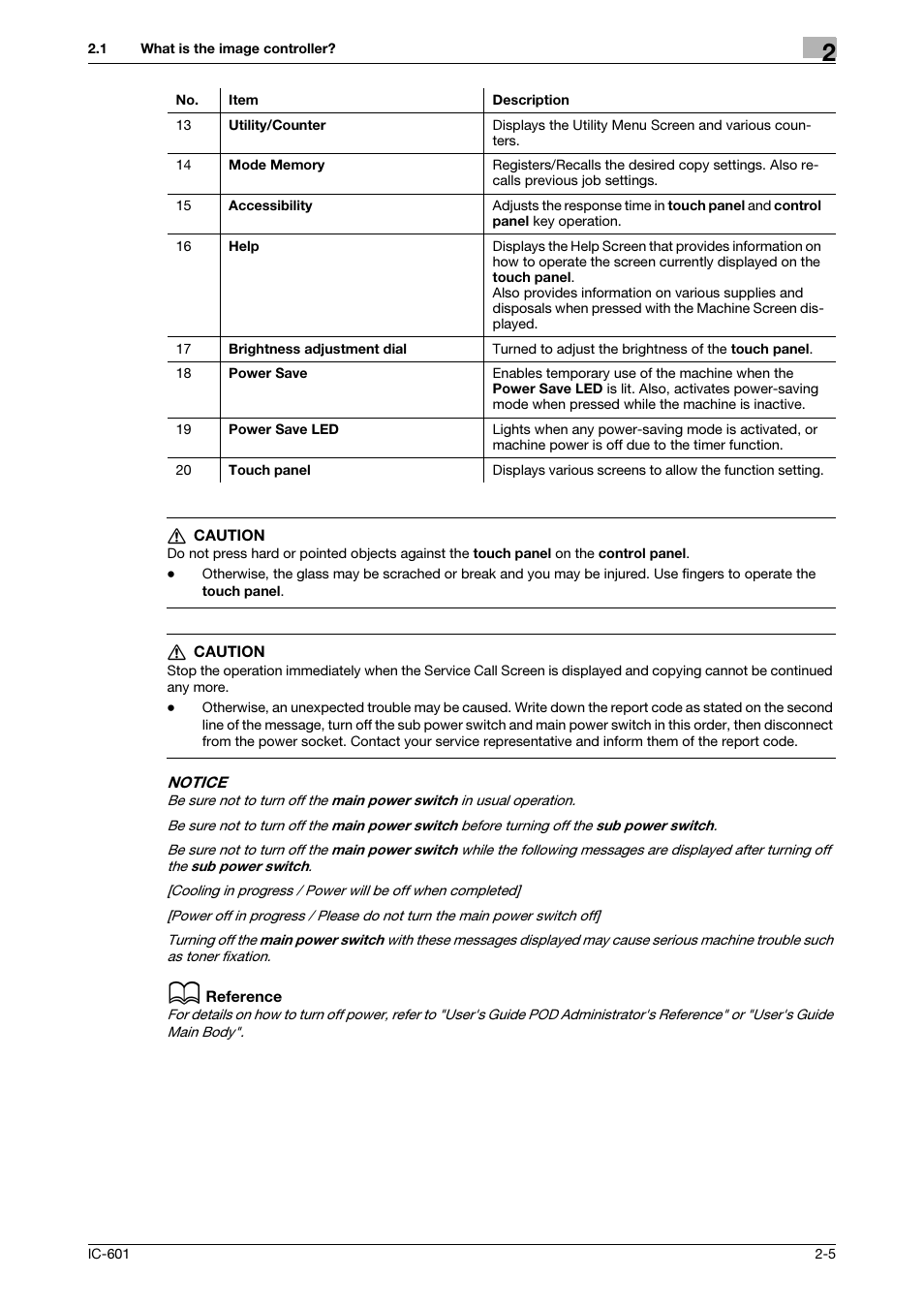 Konica Minolta bizhub PRESS C8000e User Manual | Page 19 / 255
