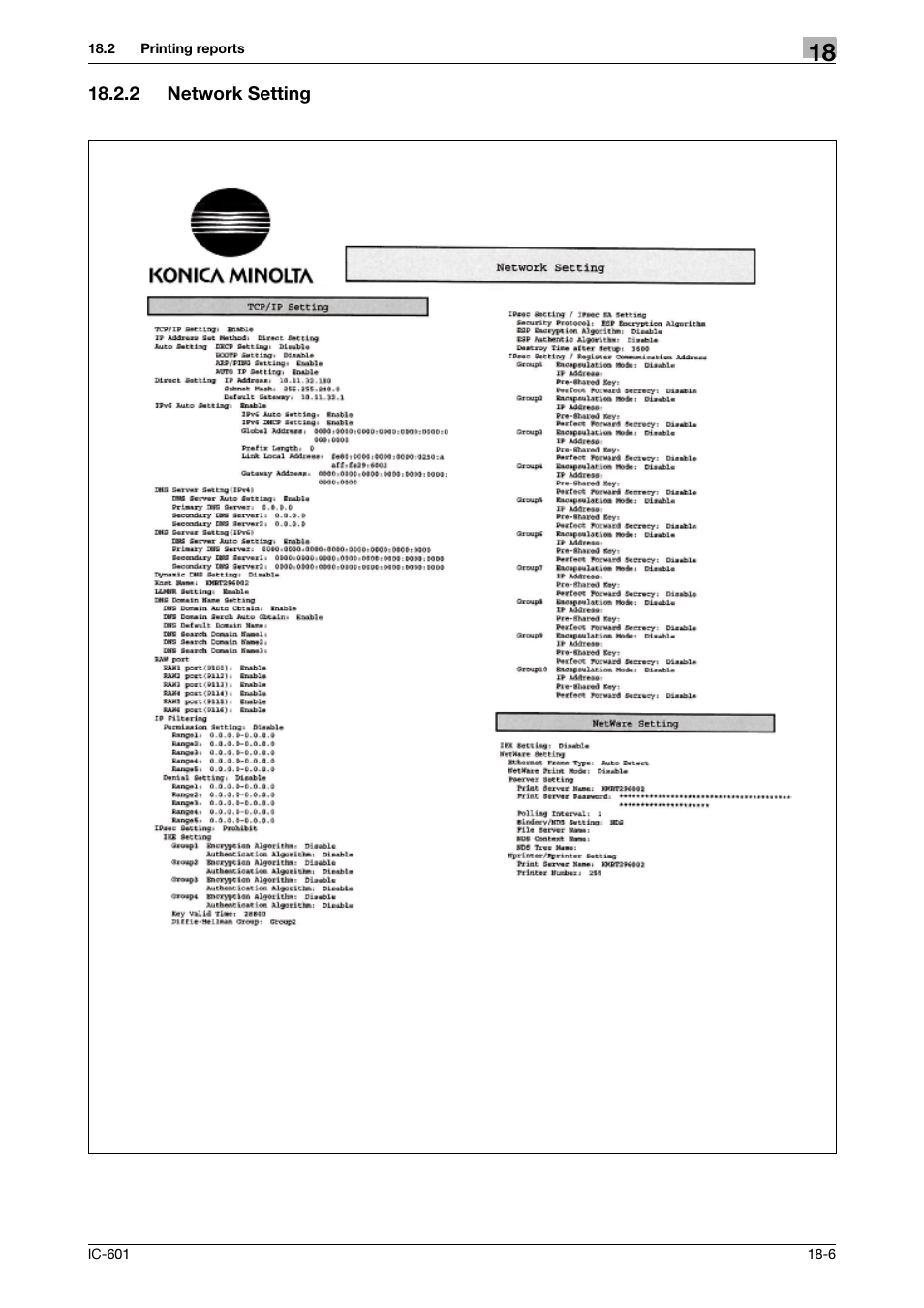2 network setting, Network setting -6 | Konica Minolta bizhub PRESS C8000e User Manual | Page 239 / 255