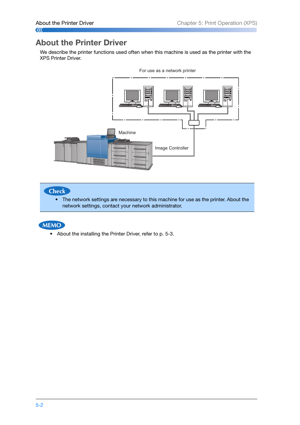 About the printer driver, About the printer driver -2 | Konica Minolta bizhub PRESS C8000e User Manual | Page 116 / 204