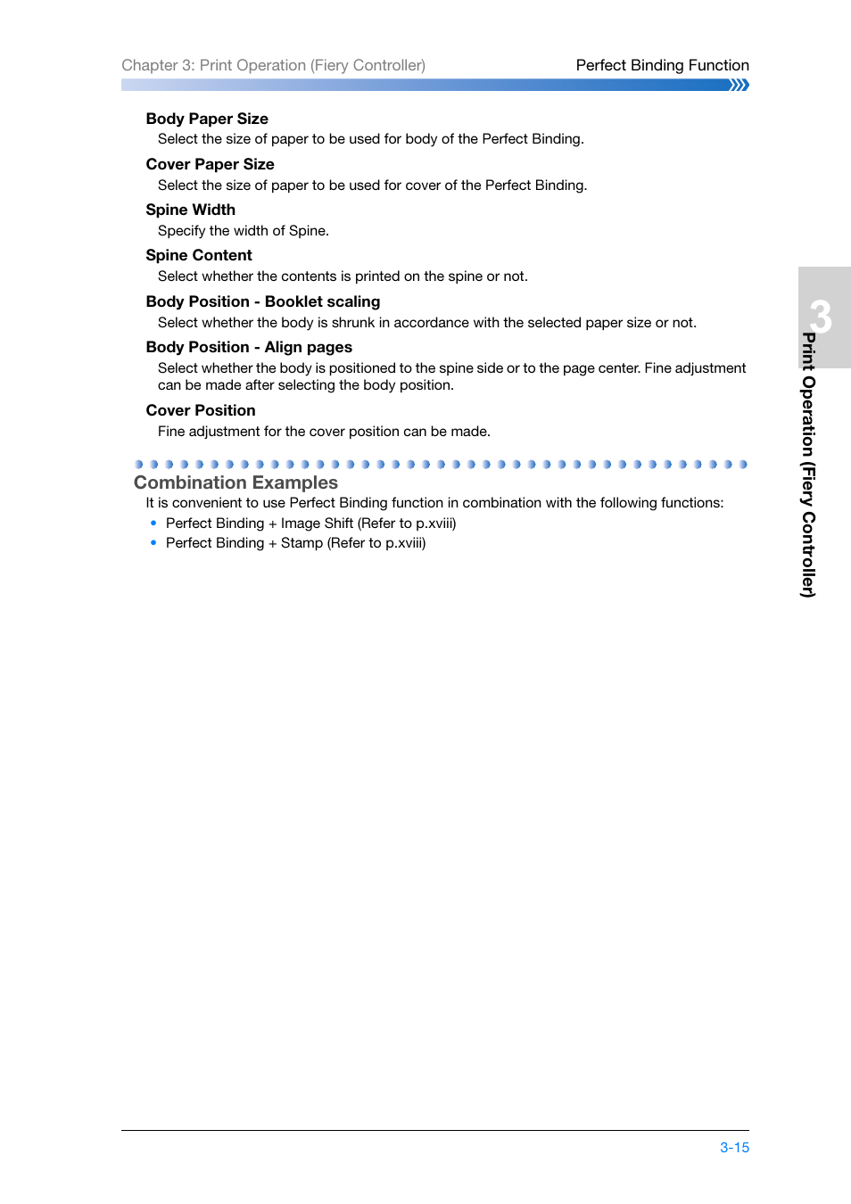 Combination examples, Combination examples -15 | Konica Minolta bizhub PRESS C8000e User Manual | Page 93 / 204