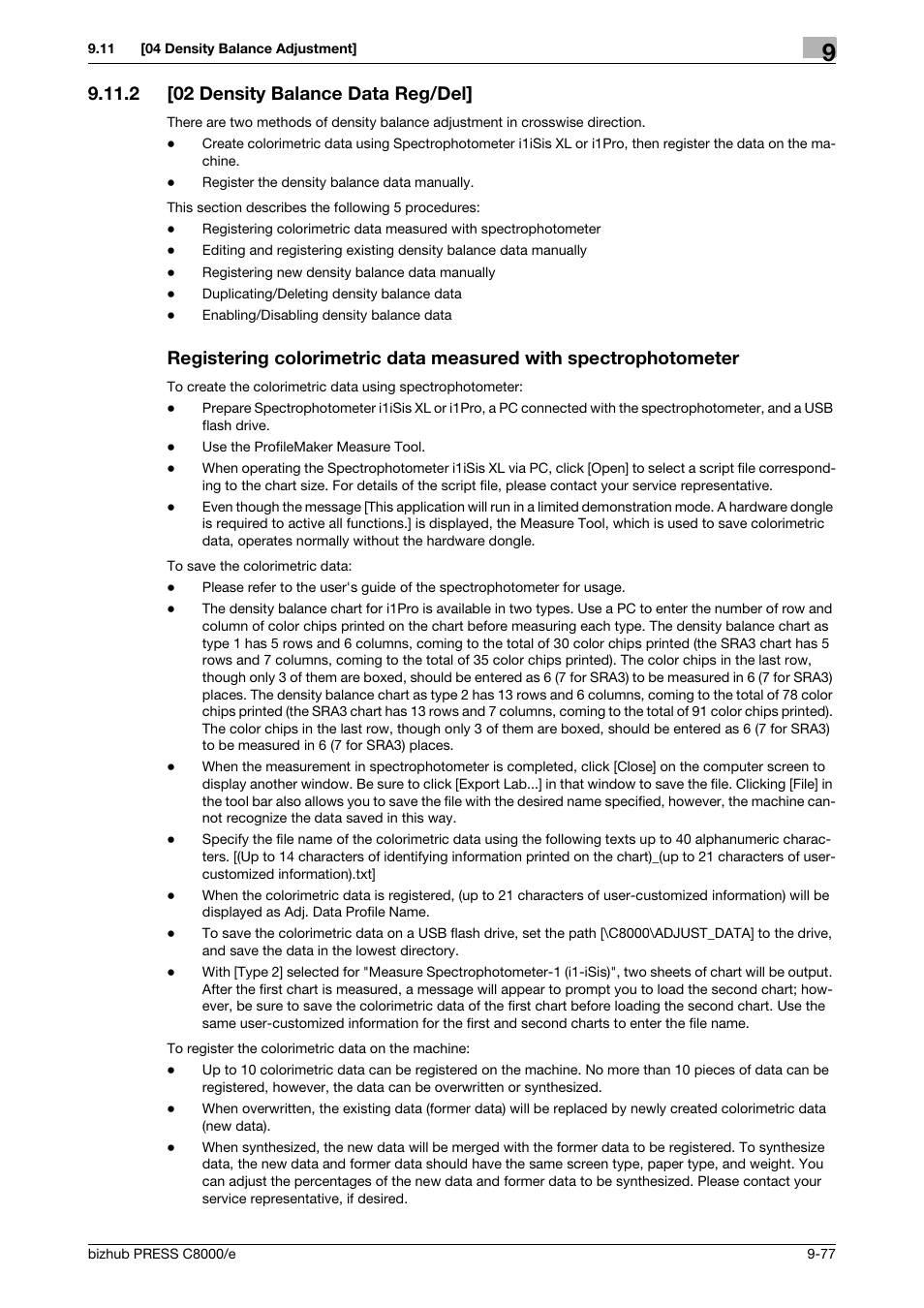 2 [02 density balance data reg/del, 02 density balance data reg/del] -77 | Konica Minolta bizhub PRESS C8000e User Manual | Page 395 / 706