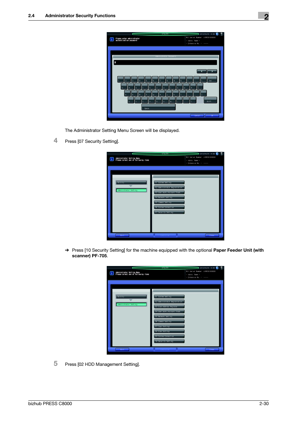 Konica Minolta bizhub PRESS C8000e User Manual | Page 37 / 48