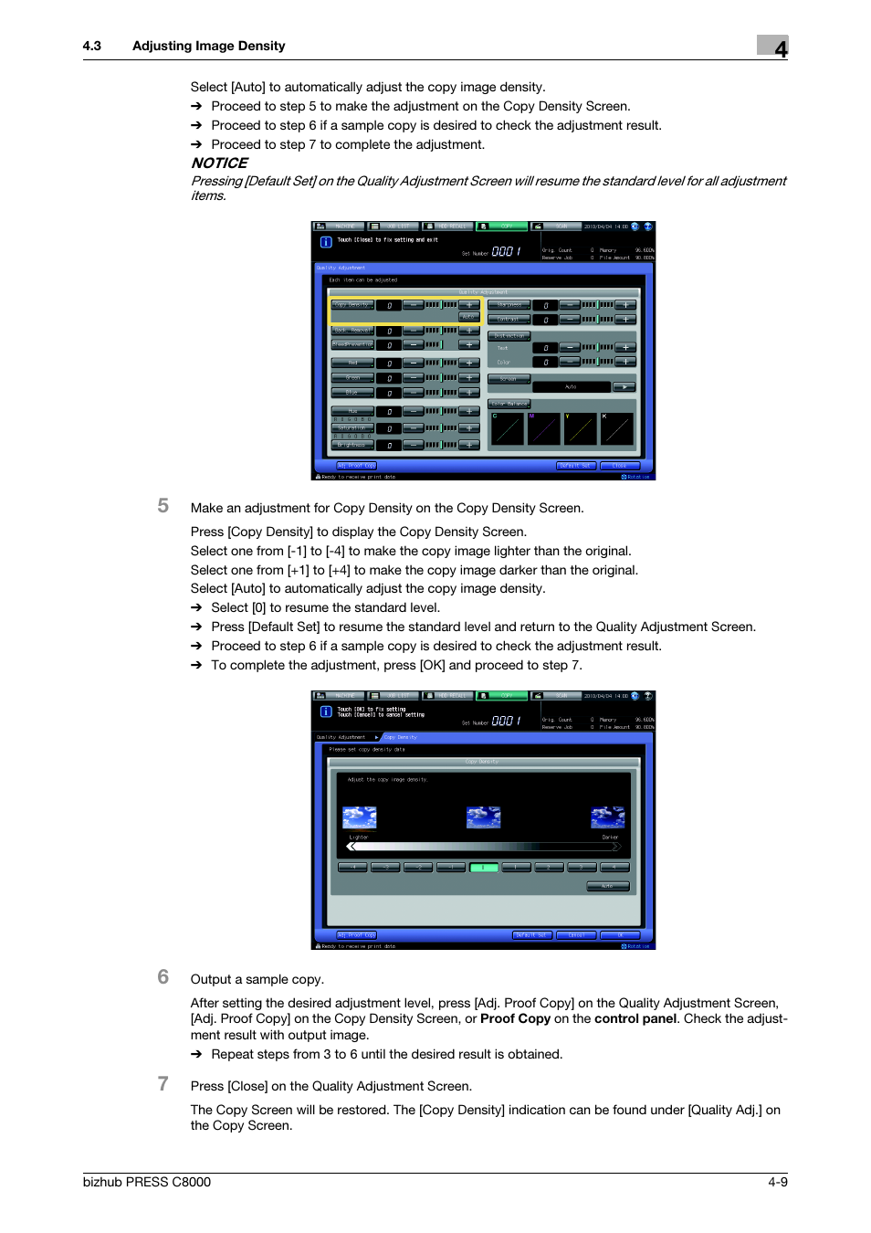 Konica Minolta bizhub PRESS C8000e User Manual | Page 104 / 418