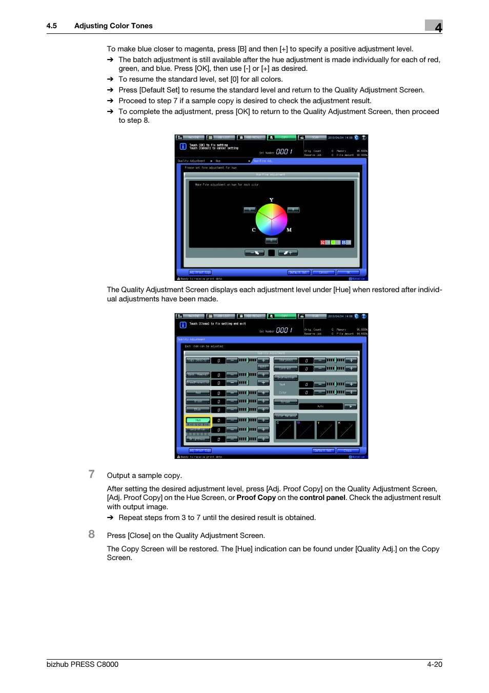 Konica Minolta bizhub PRESS C8000e User Manual | Page 115 / 418