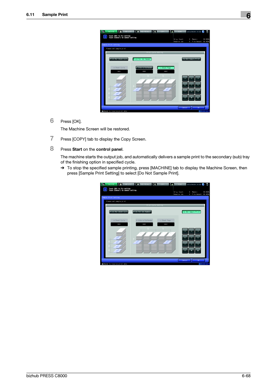 Konica Minolta bizhub PRESS C8000e User Manual | Page 232 / 418
