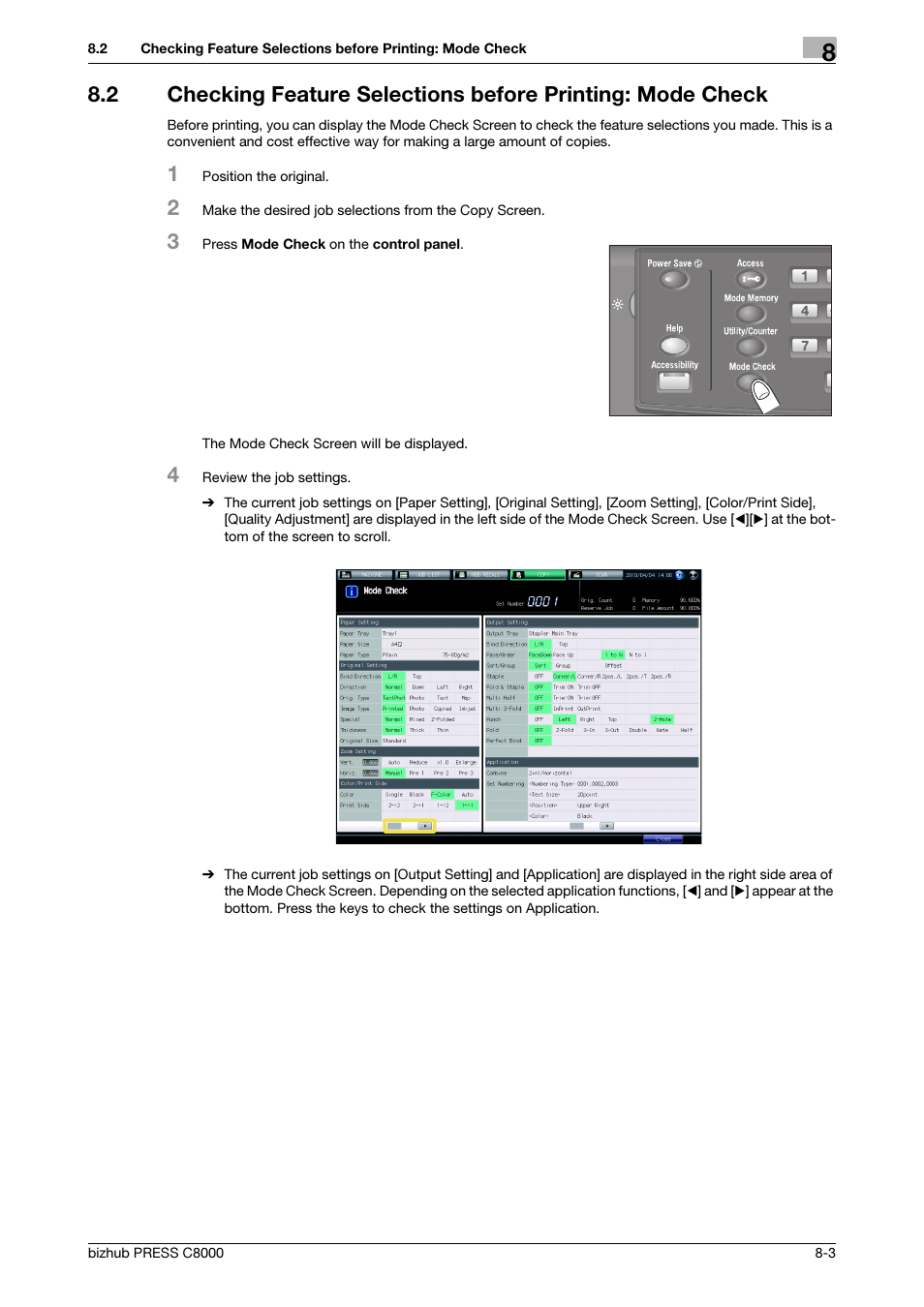 Konica Minolta bizhub PRESS C8000e User Manual | Page 284 / 418