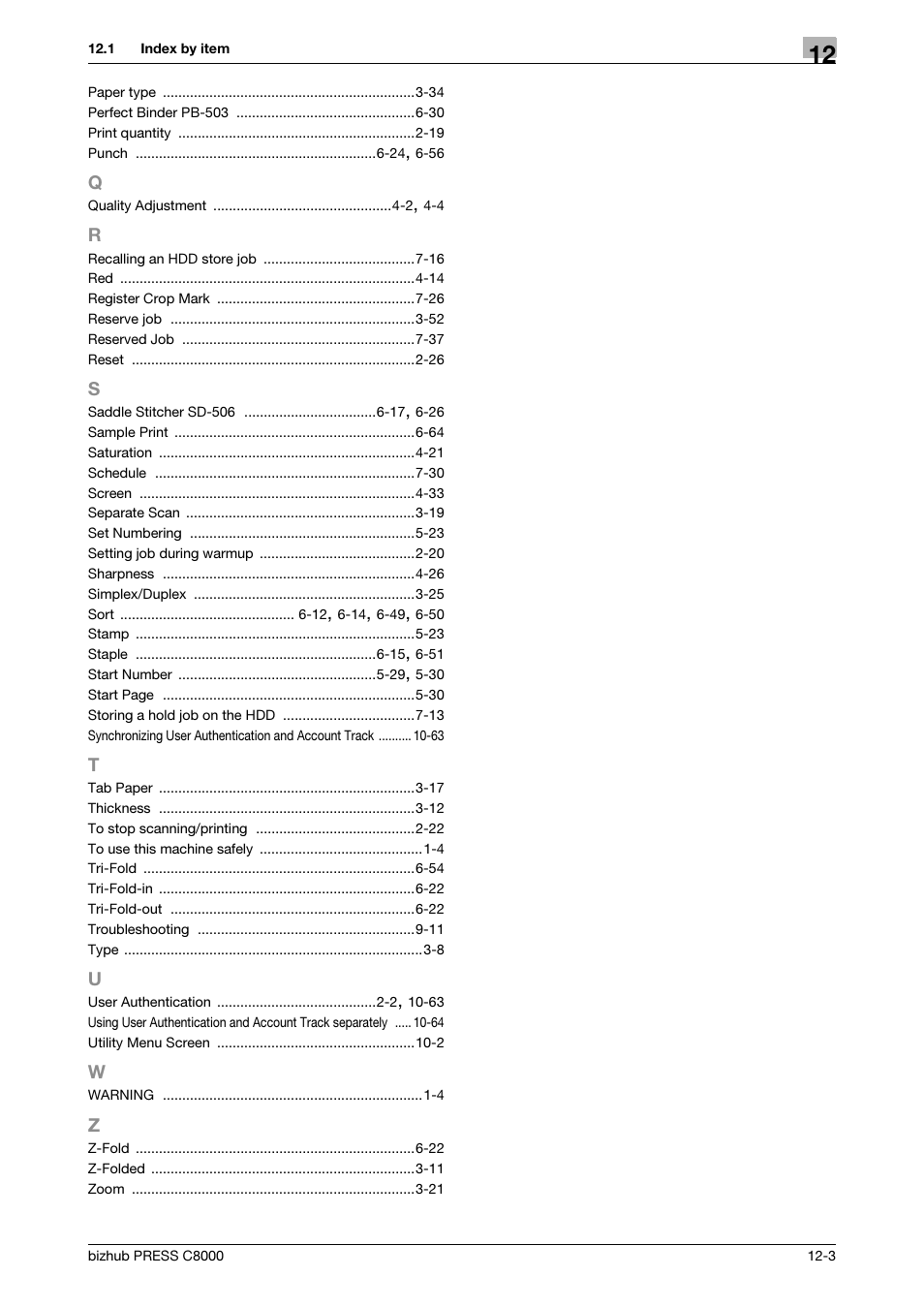 Konica Minolta bizhub PRESS C8000e User Manual | Page 415 / 418