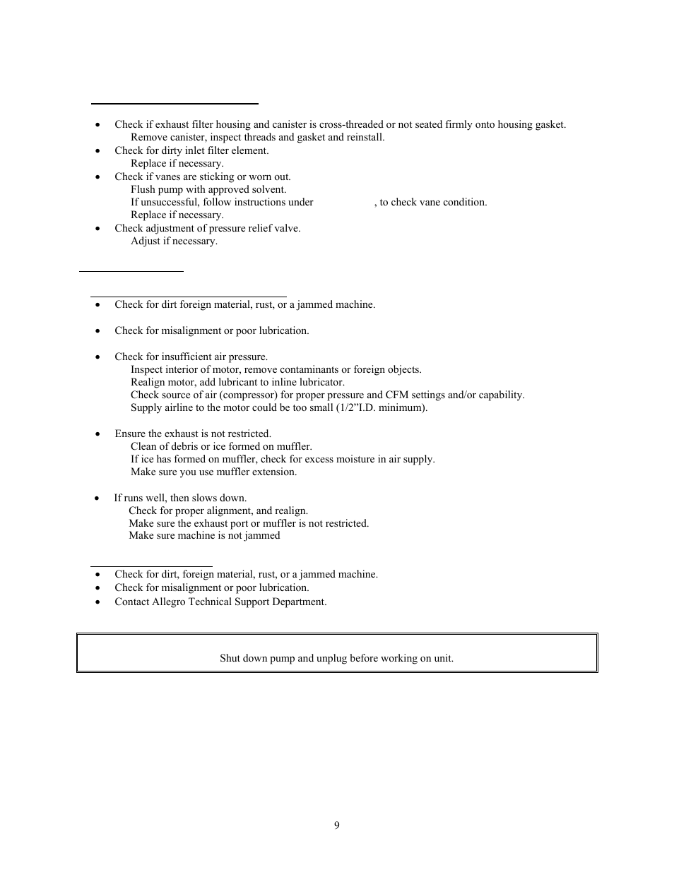 Air driven pump | Allegro Industries 9846 User Manual | Page 11 / 13