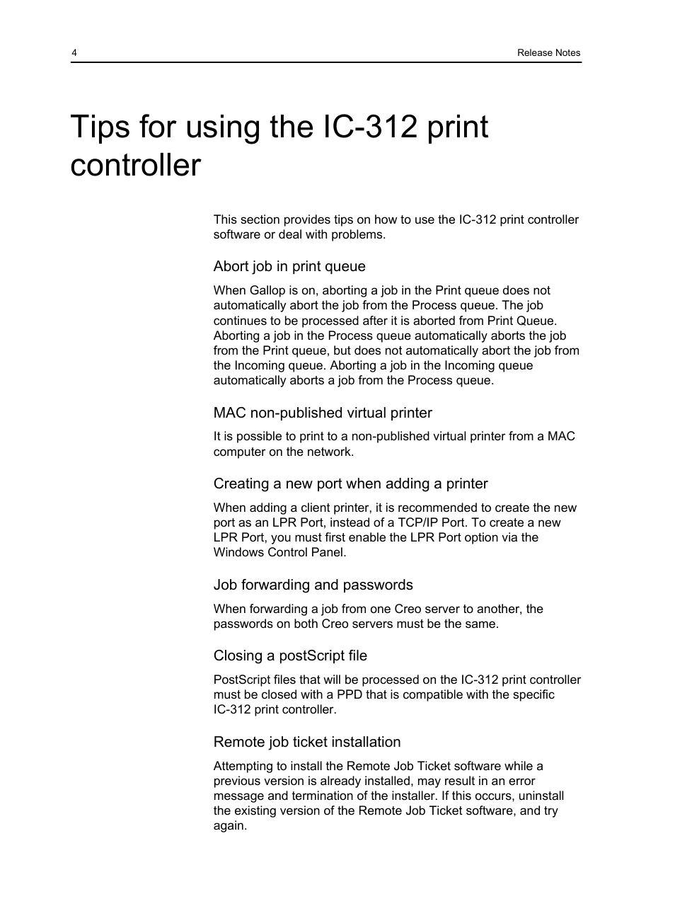 Tips for using the ic-312 print controller | Konica Minolta bizhub PRESS C1100 User Manual | Page 10 / 11