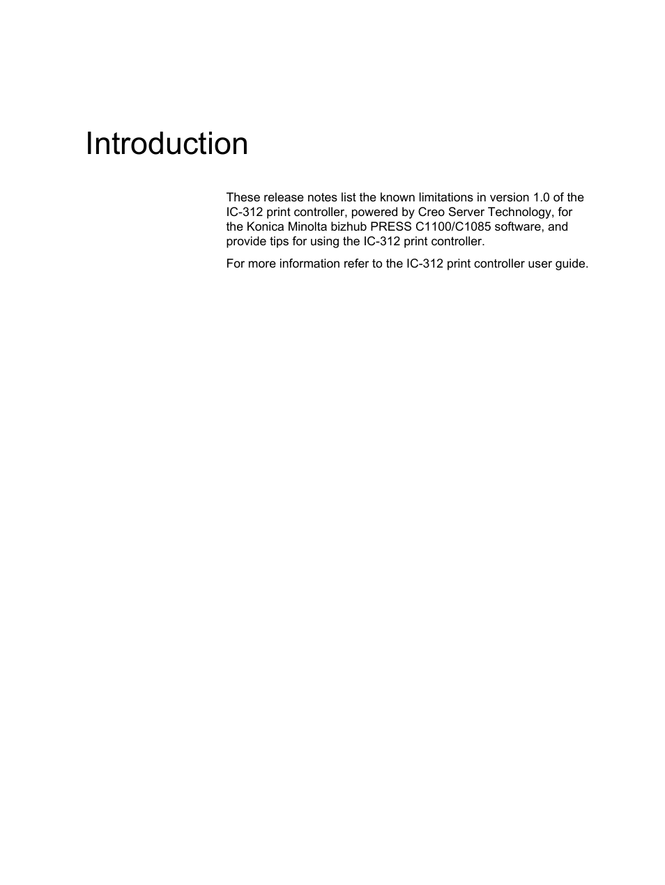 Introduction | Konica Minolta bizhub PRESS C1100 User Manual | Page 7 / 11