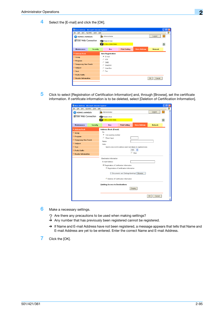 Konica Minolta bizhub 361 User Manual | Page 112 / 217