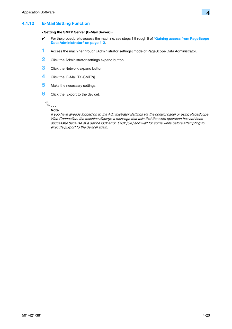 12 e-mail setting function, Setting the smtp server (e-mail server) | Konica Minolta bizhub 361 User Manual | Page 198 / 217