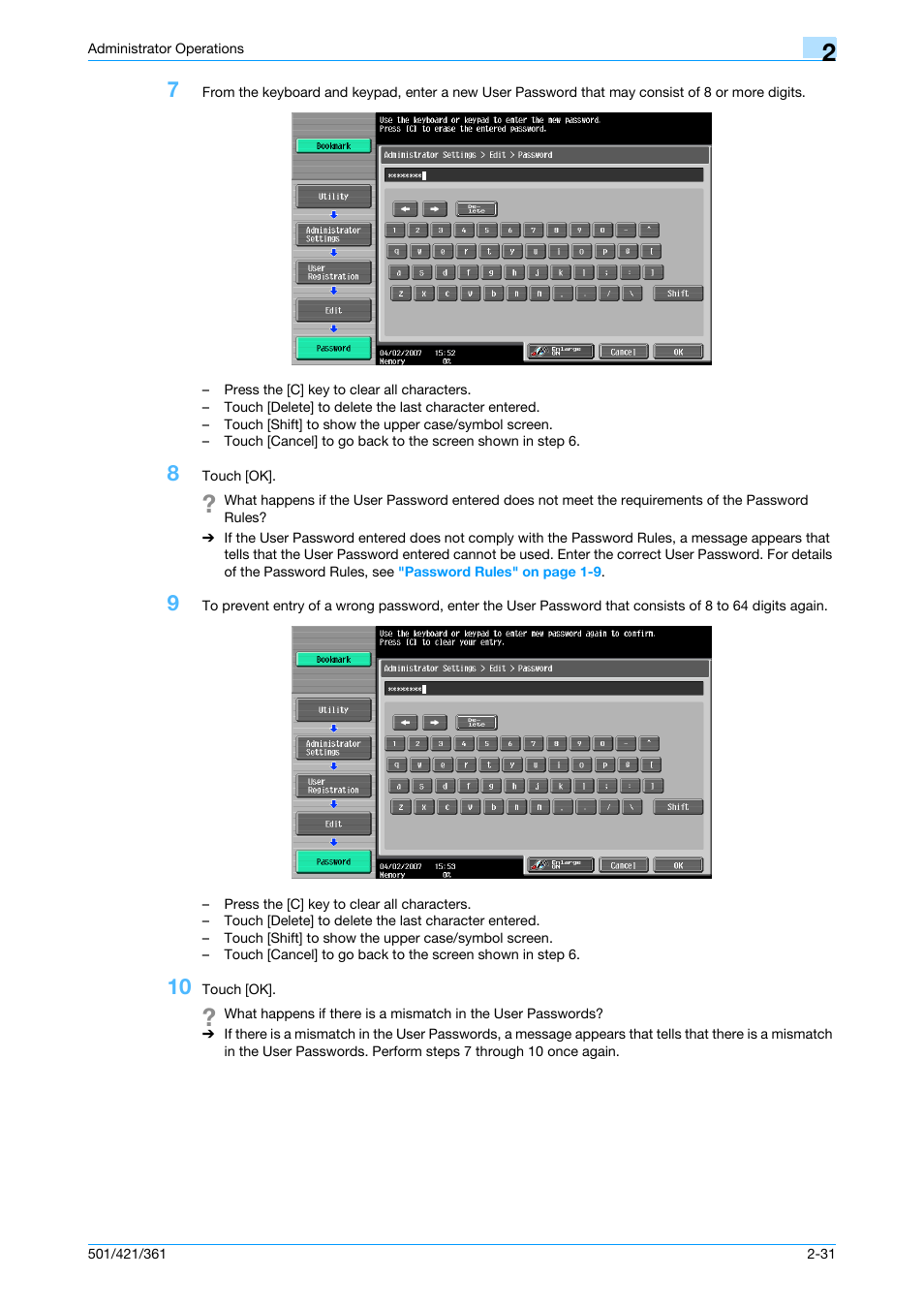 Konica Minolta bizhub 361 User Manual | Page 48 / 217