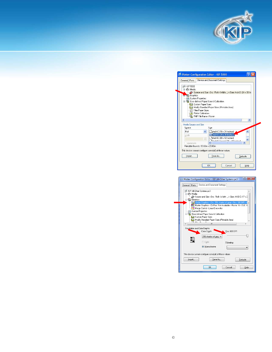 Media, Graphics, Kip certified autocad driver | Konica Minolta KIP Color 80 User Manual | Page 13 / 28