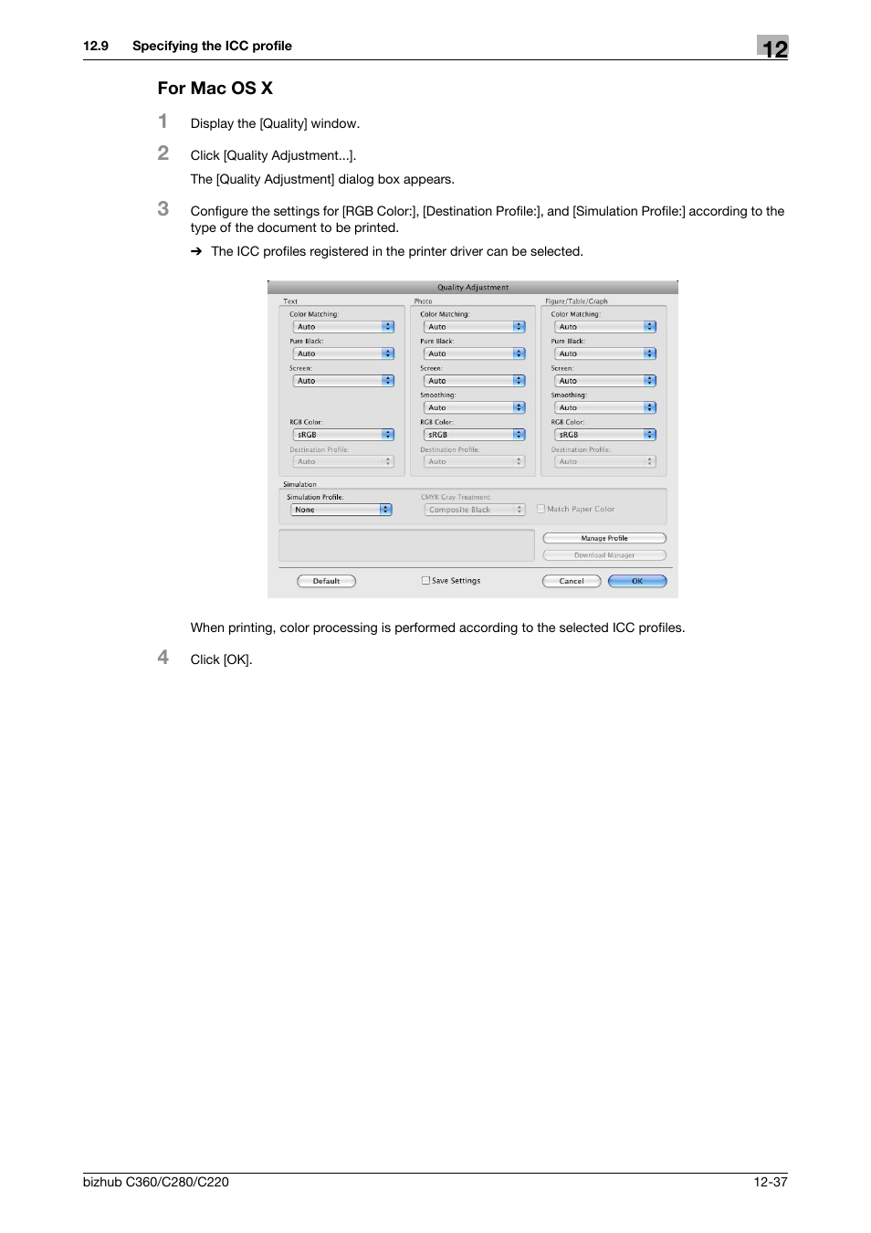 For mac os x, For mac os x -37 | Konica Minolta BIZHUB C360 User Manual | Page 184 / 311
