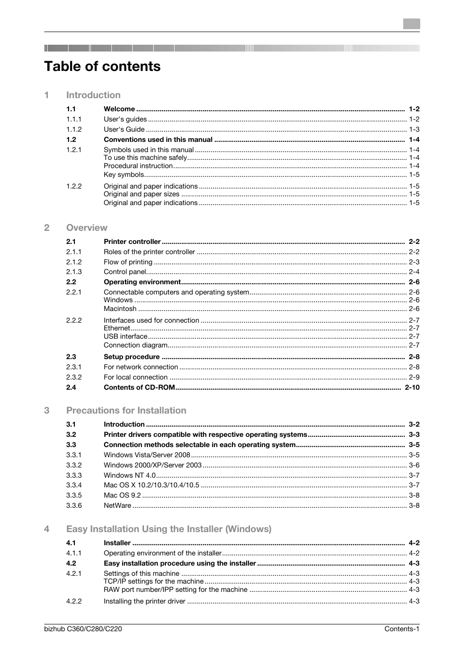 Konica Minolta BIZHUB C360 User Manual | Page 2 / 311