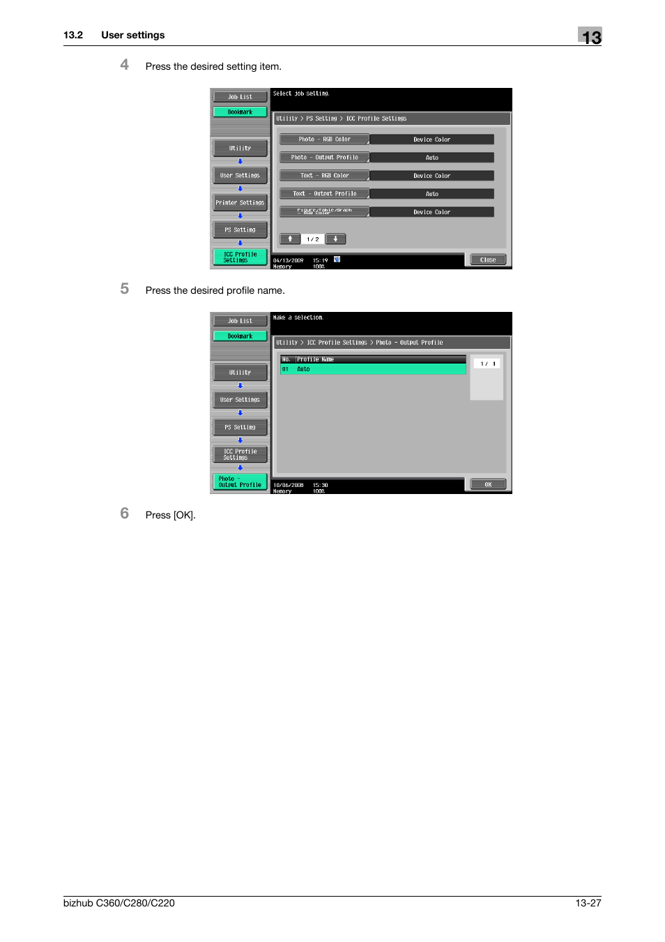 Konica Minolta BIZHUB C360 User Manual | Page 219 / 311