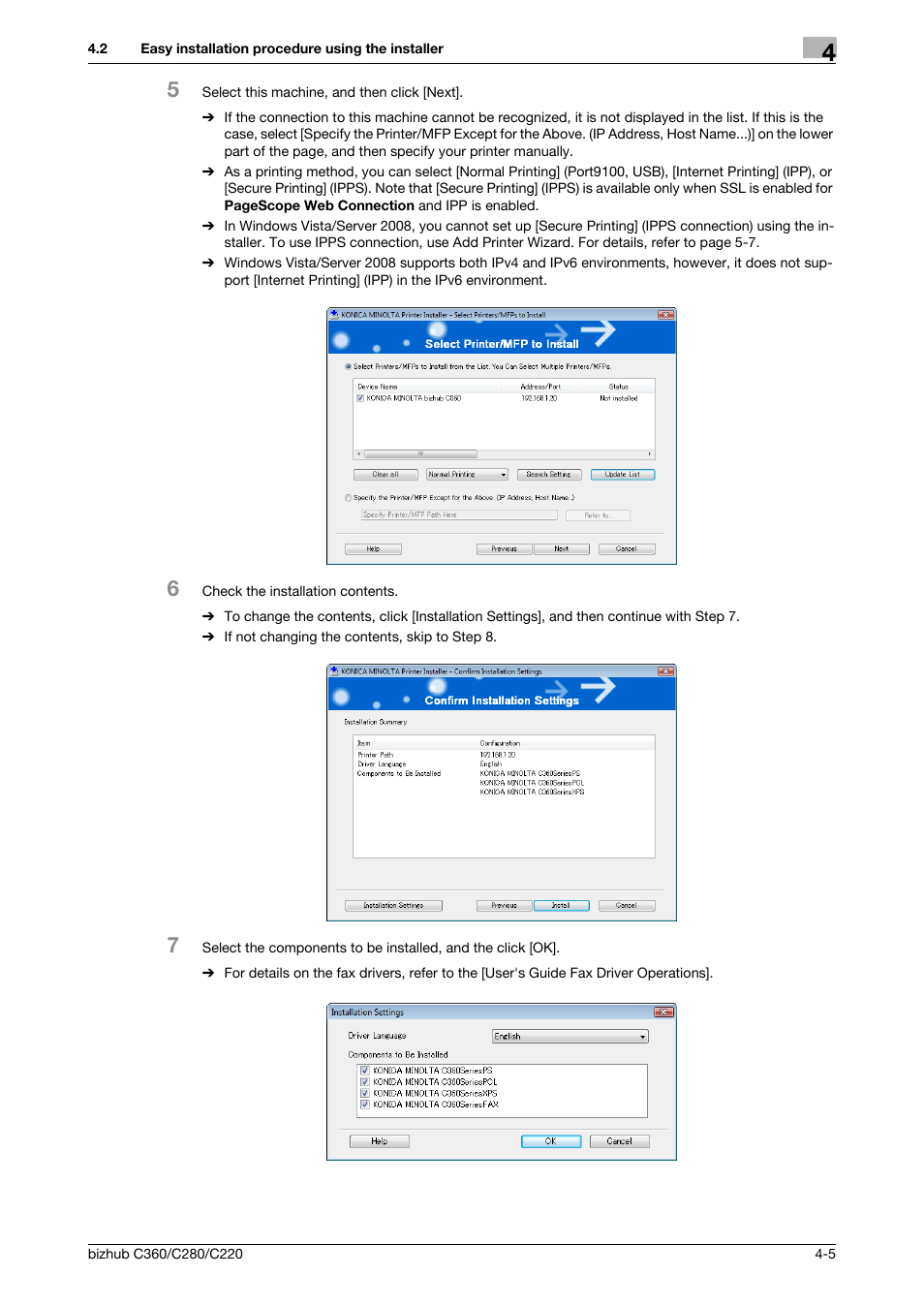 Konica Minolta BIZHUB C360 User Manual | Page 36 / 311