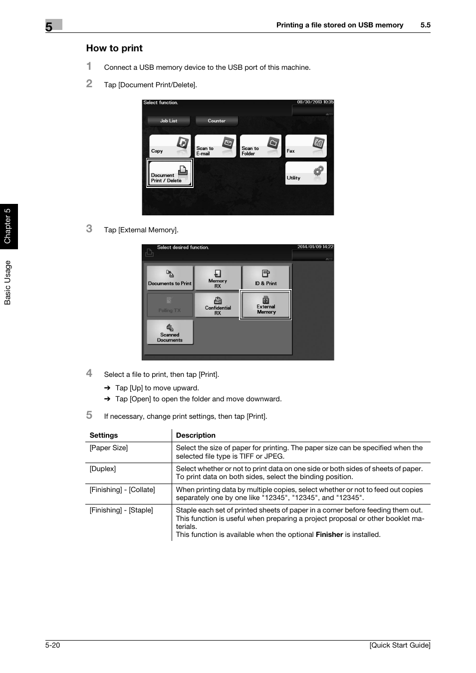 How to print, How to print -20 | Konica Minolta bizhub 4750 User Manual | Page 55 / 62