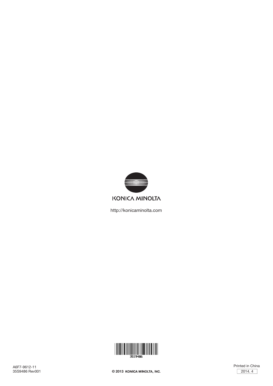 Konica Minolta bizhub 4750 User Manual | Page 62 / 62