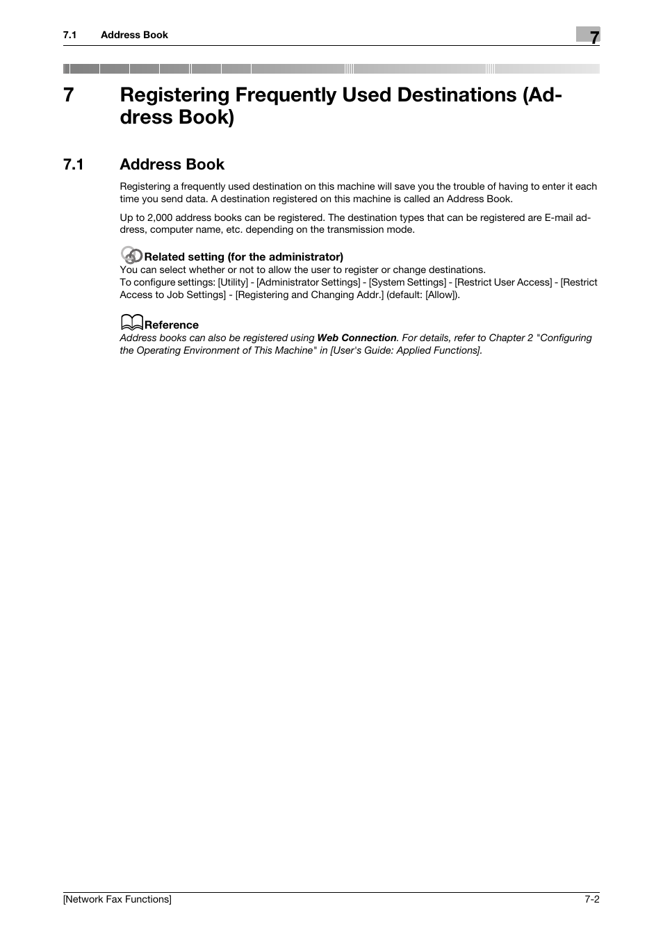 1 address book, Address book -2 | Konica Minolta bizhub C3350 User Manual | Page 37 / 42
