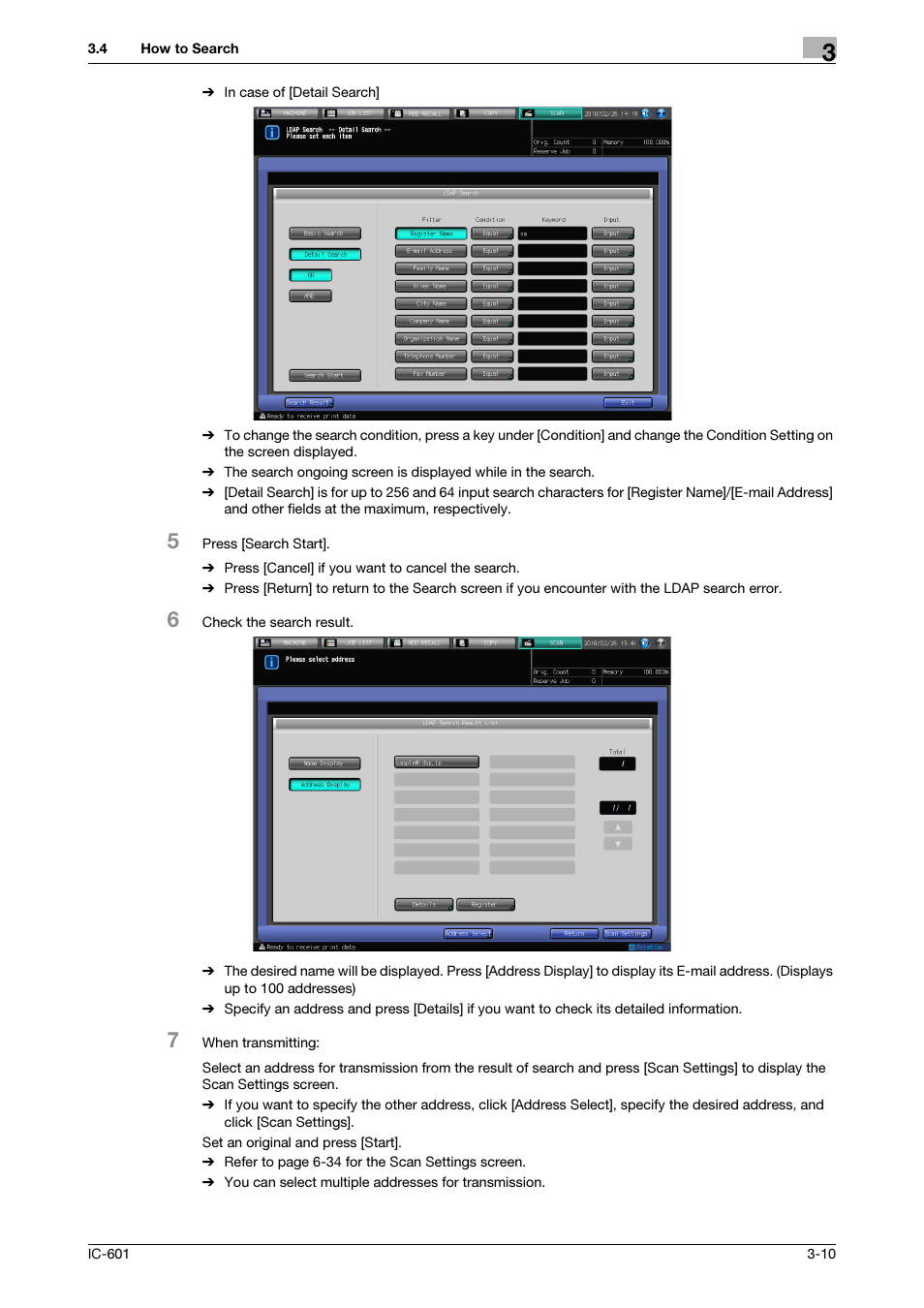Konica Minolta IC-601 User Manual | Page 27 / 123